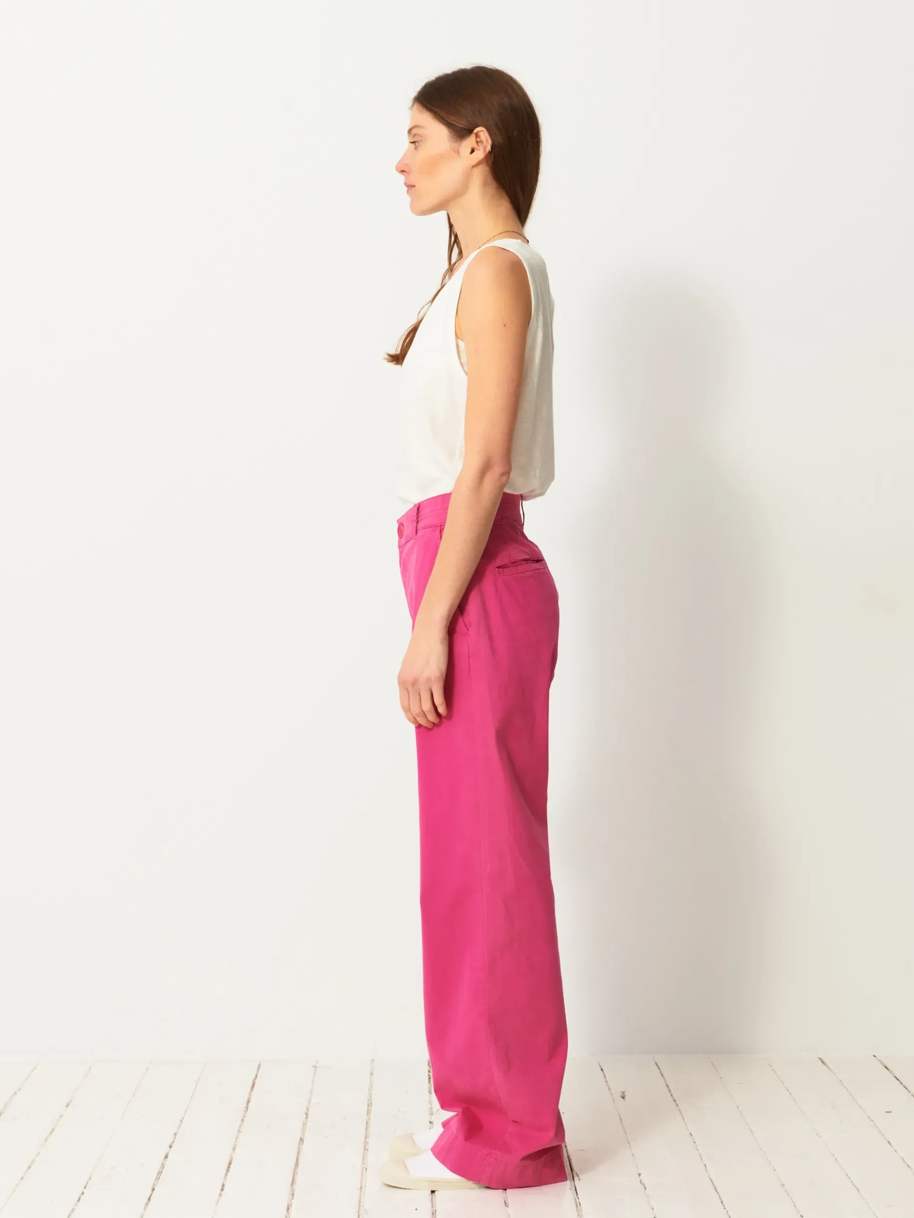 BENSIMON Pantalons<Pantalon dama FUSHIA