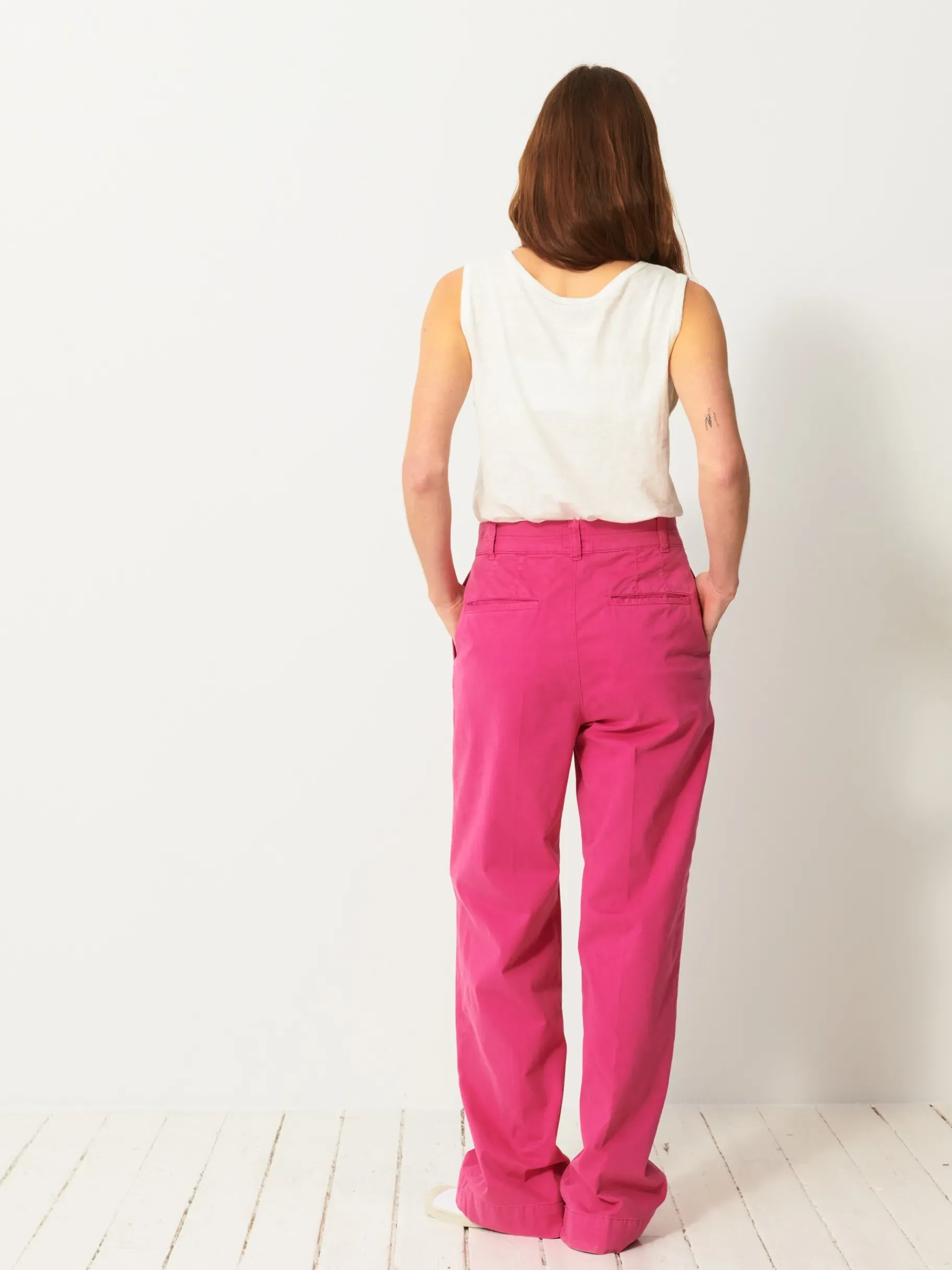 BENSIMON Pantalons<Pantalon dama FUSHIA