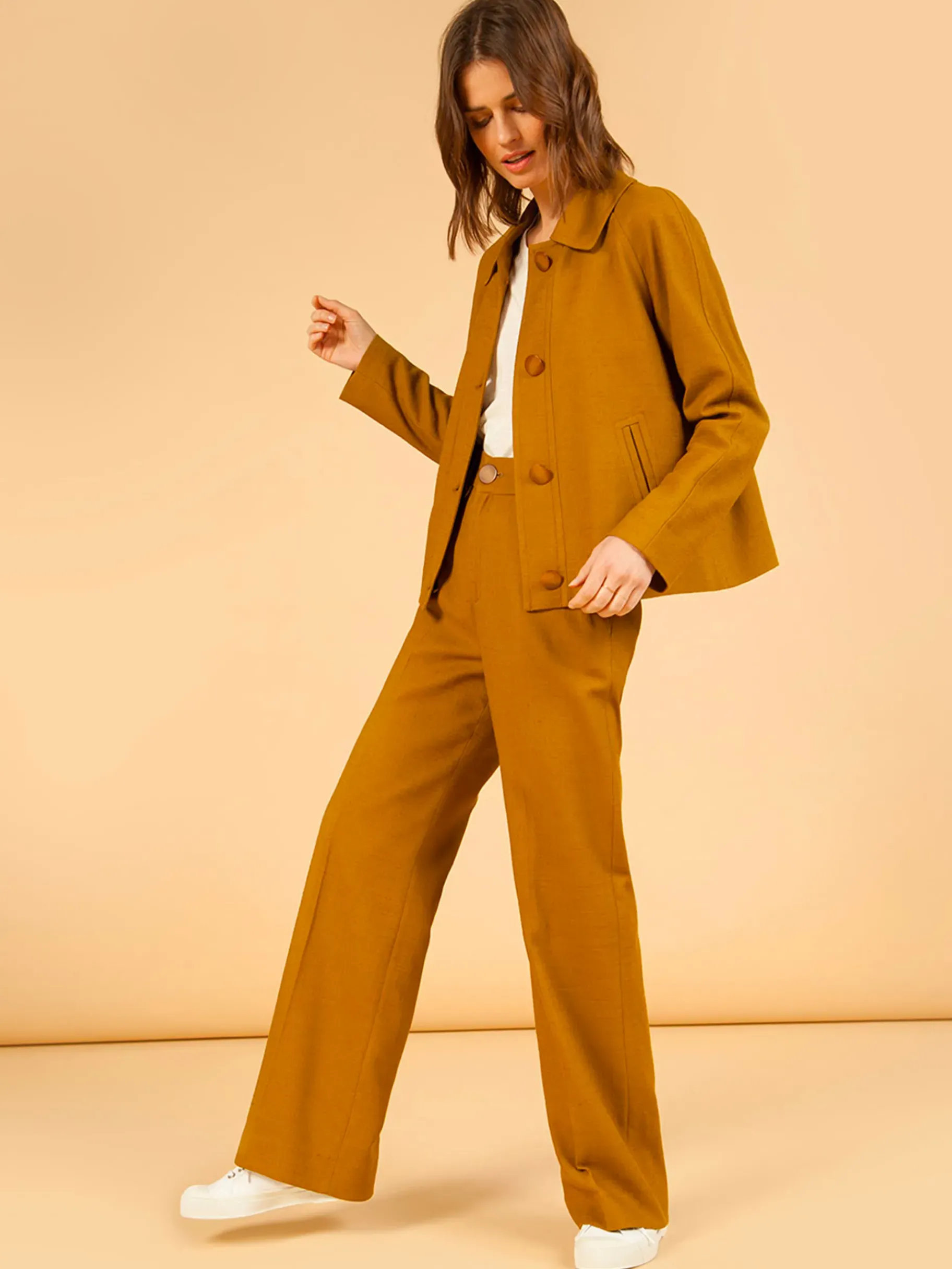 BENSIMON Pantalons<Pantalon dama BEIGE ARMY