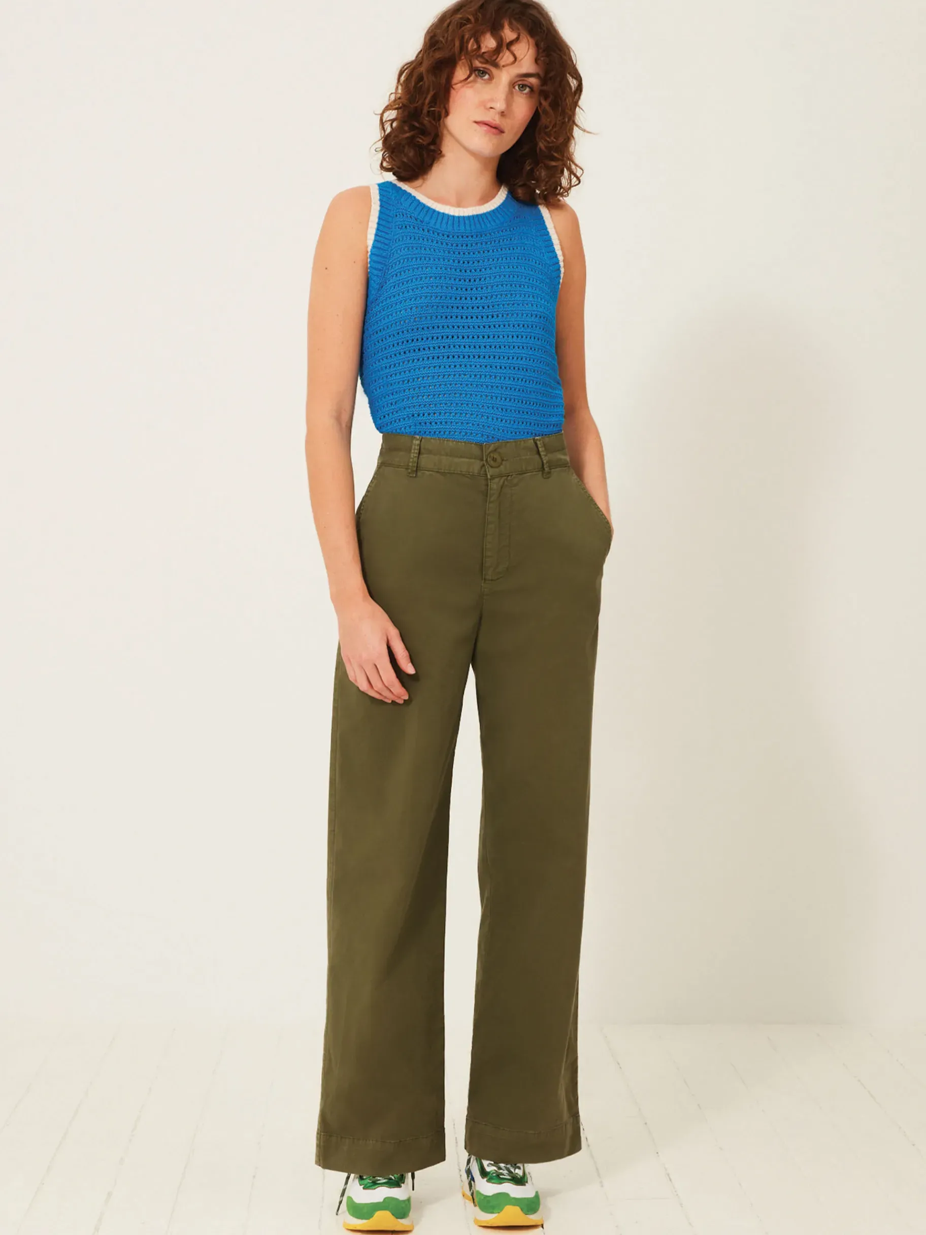 BENSIMON Pantalons<Pantalon dama KAKI