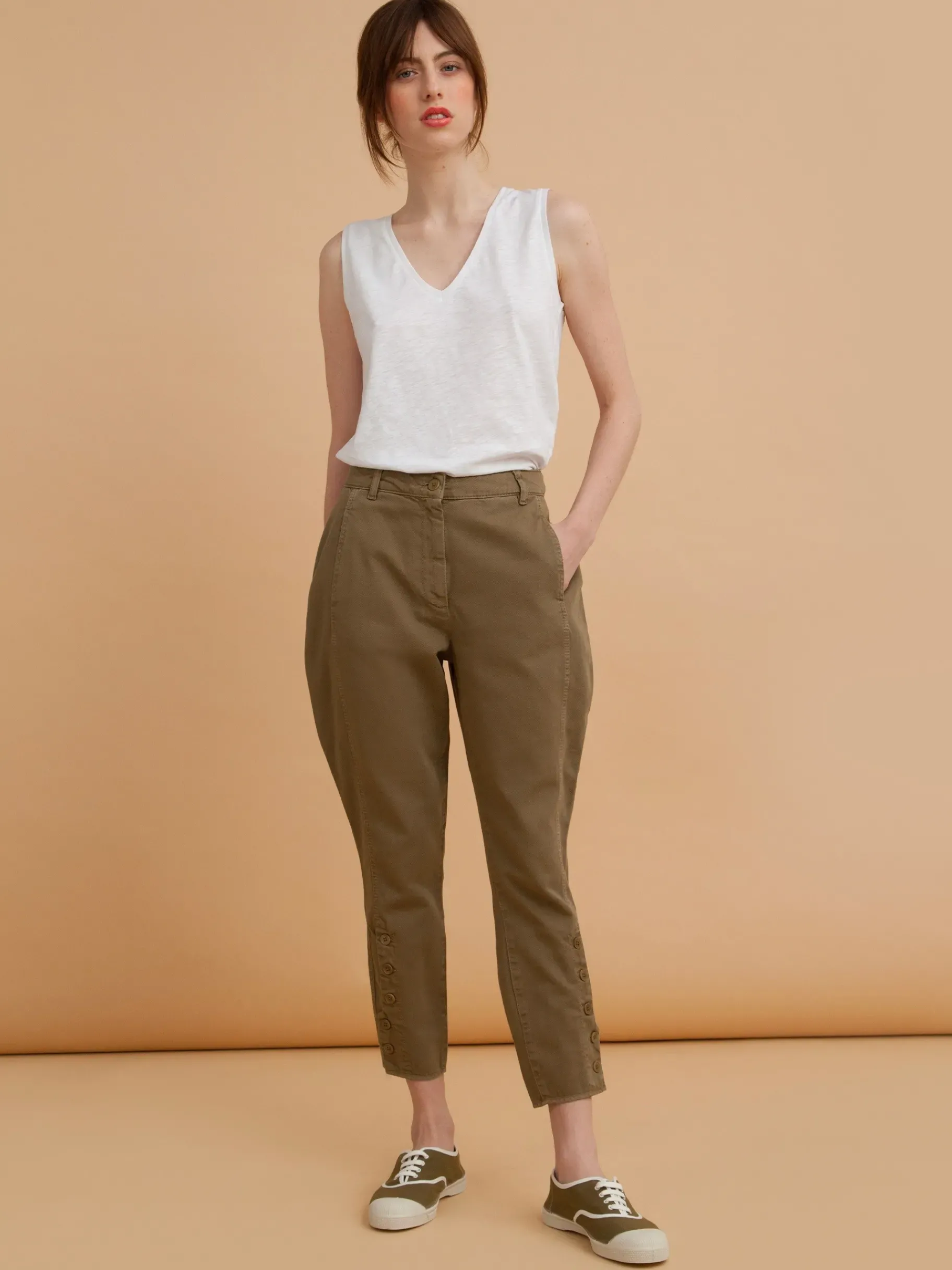 BENSIMON Pantalons<Pantalon eloi KAKI