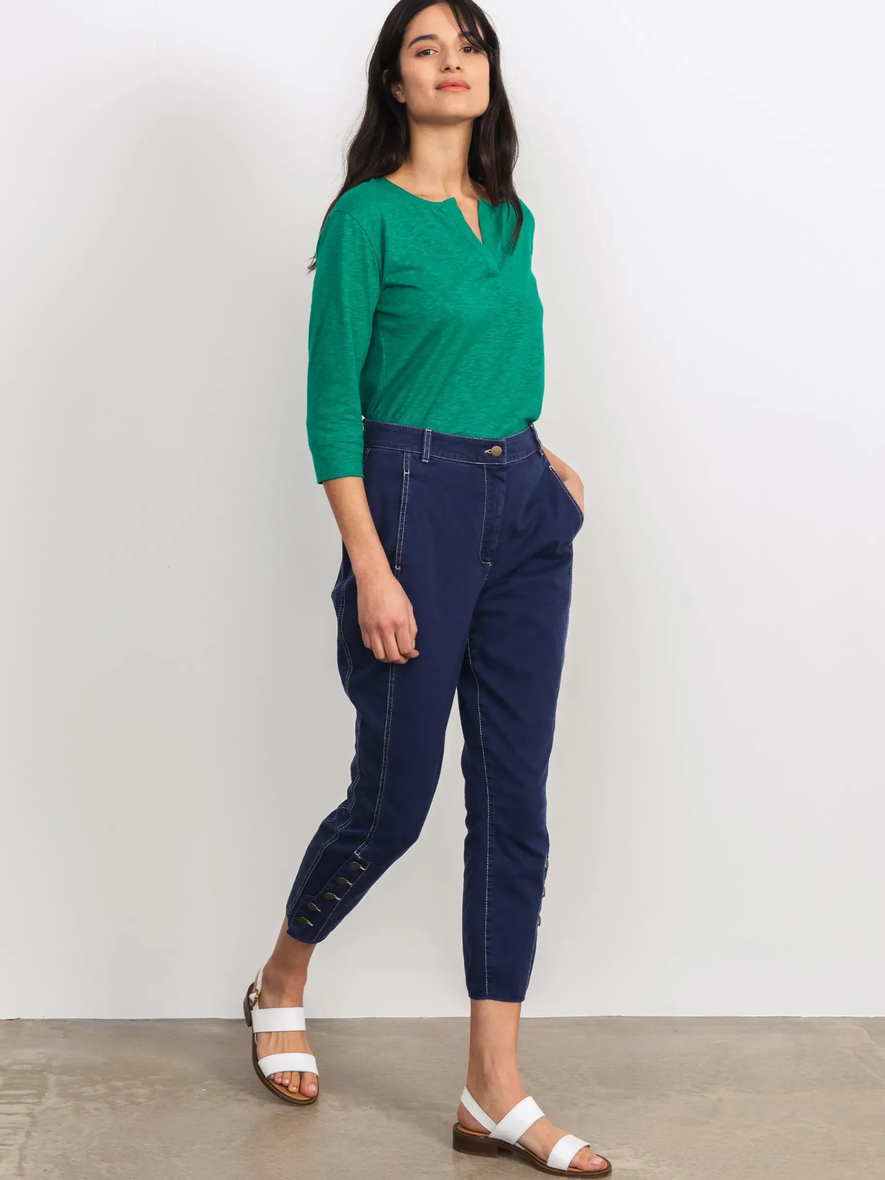 BENSIMON Pantalons<Pantalon eloi INDIGO