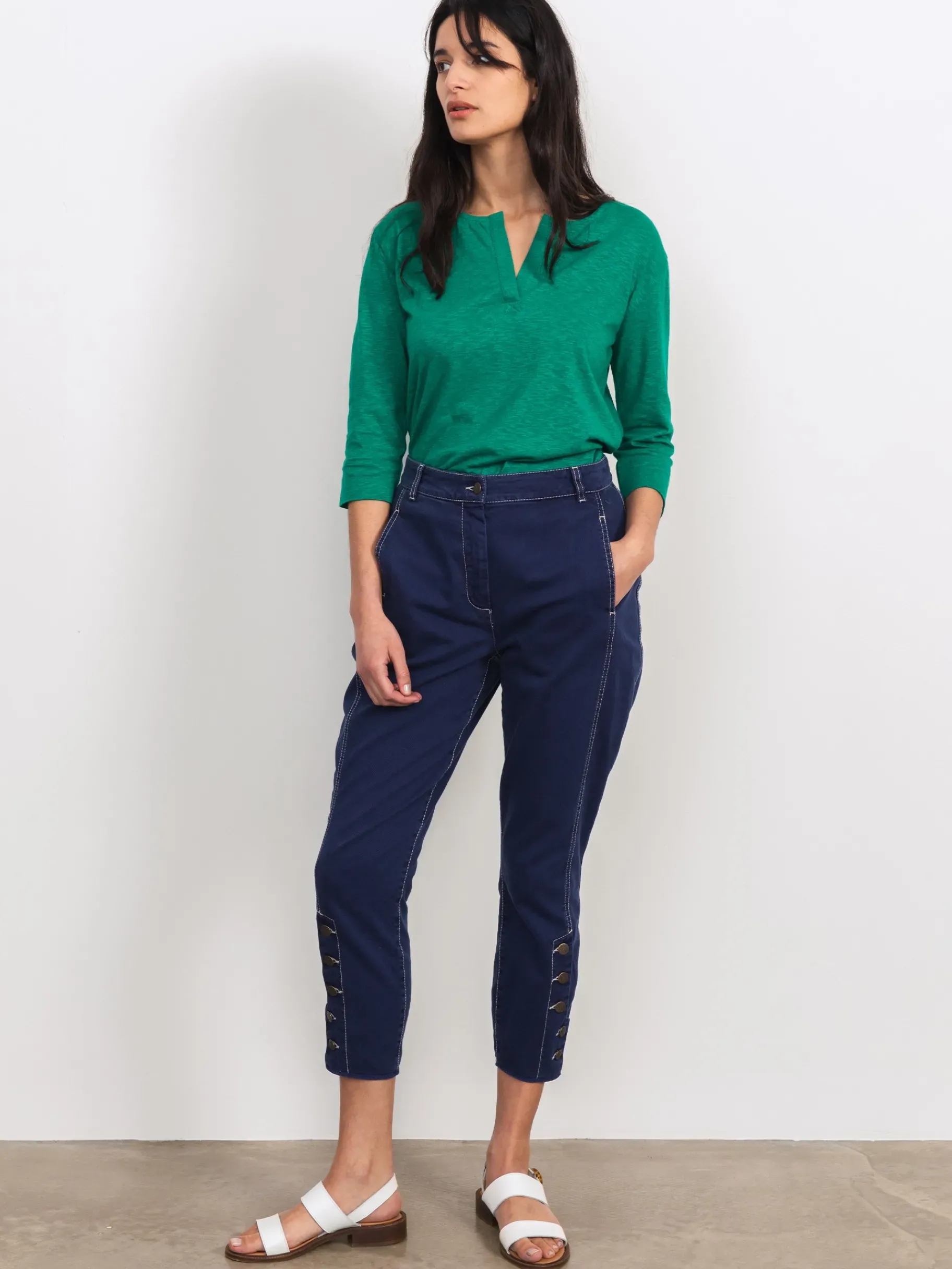 BENSIMON Pantalons<Pantalon eloi INDIGO