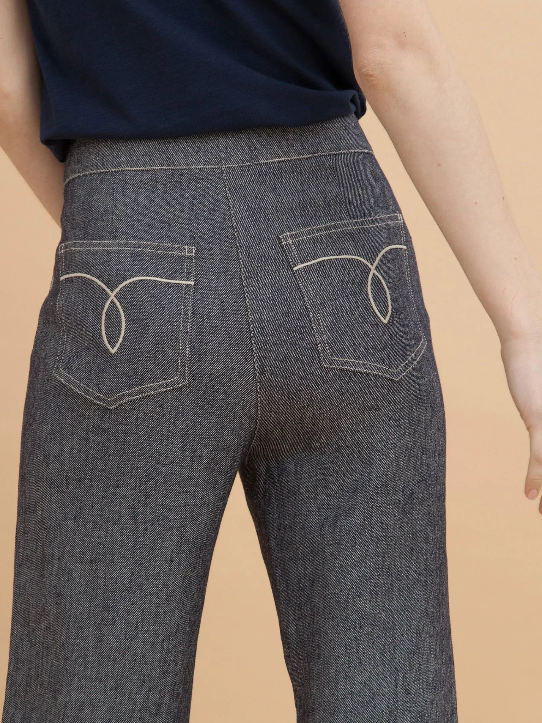 BENSIMON Pantalons<Pantalon famie DENIM
