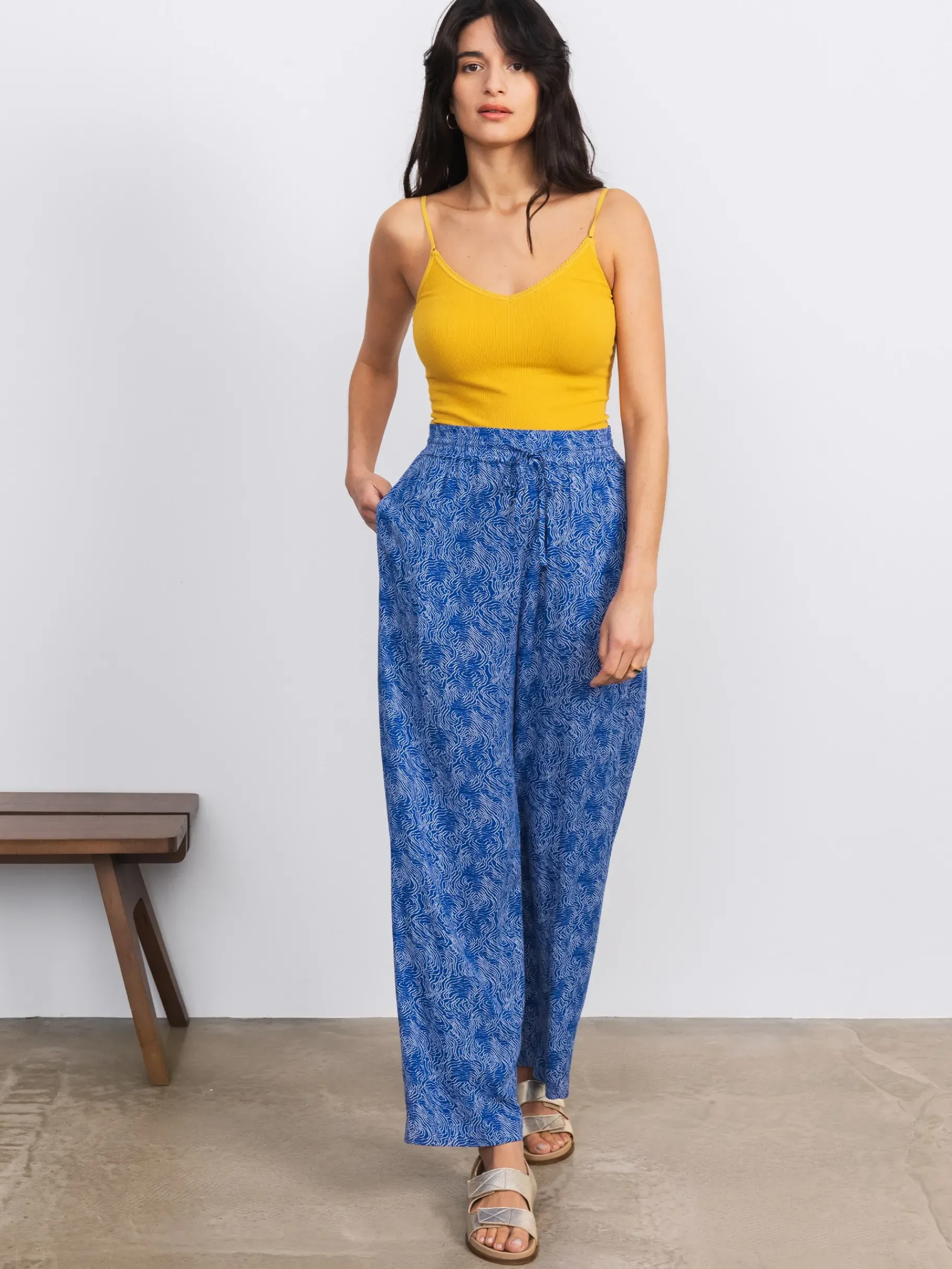 BENSIMON Pantalons<Pantalon gunther PRINT JAPON