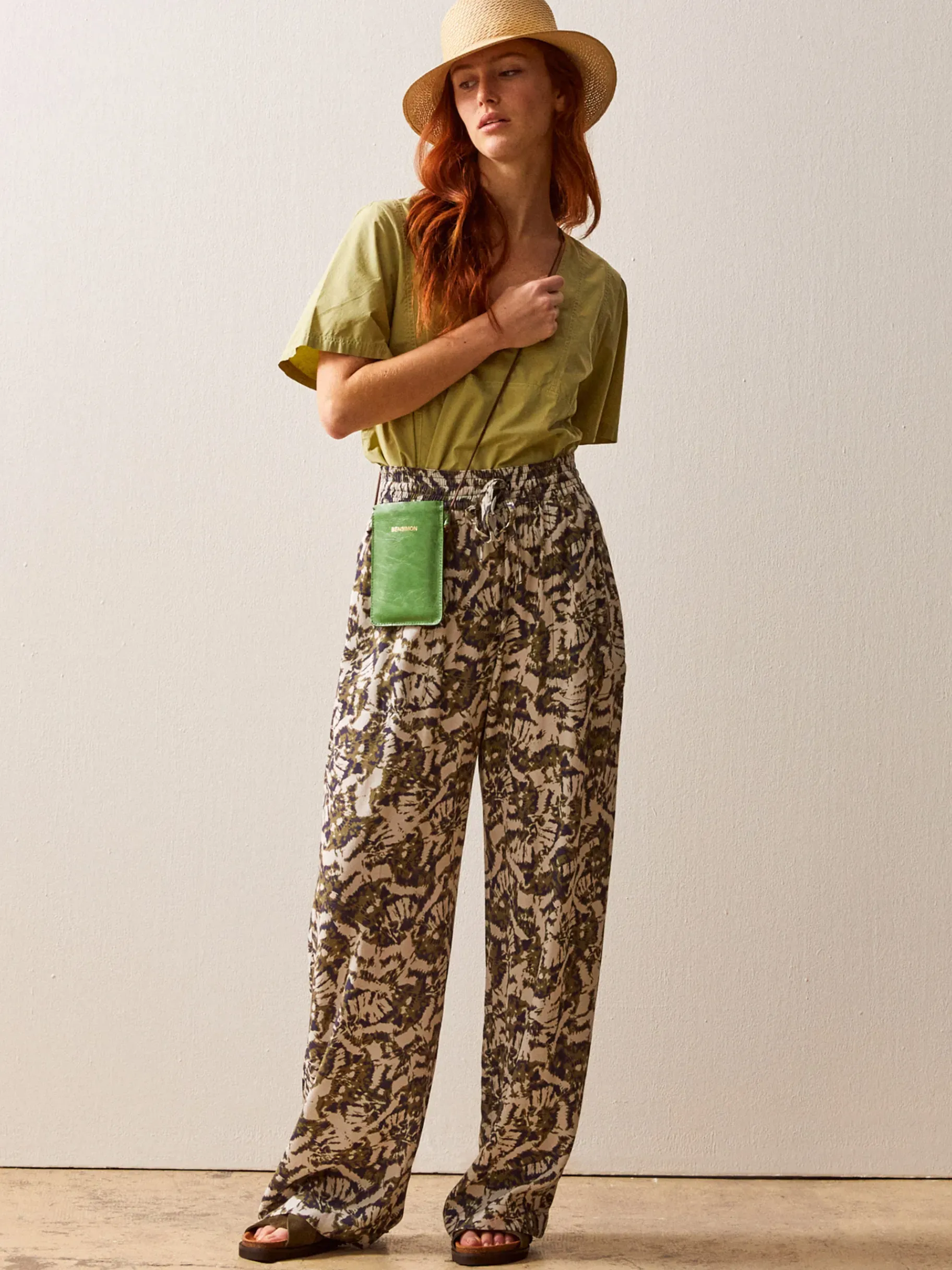 BENSIMON Pantalons<Pantalon gunther CAMO D'ETE