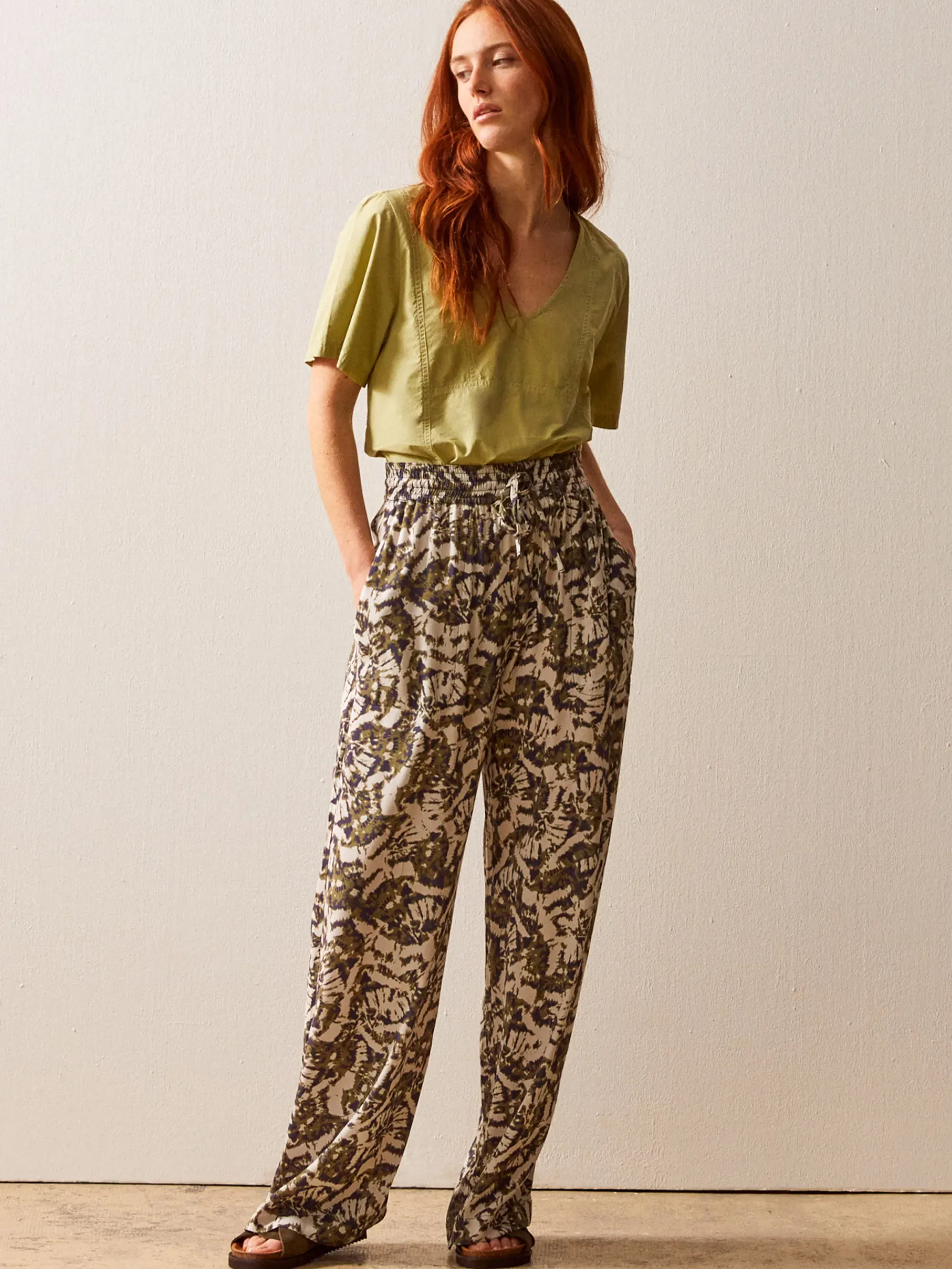 BENSIMON Pantalons<Pantalon gunther CAMO D'ETE