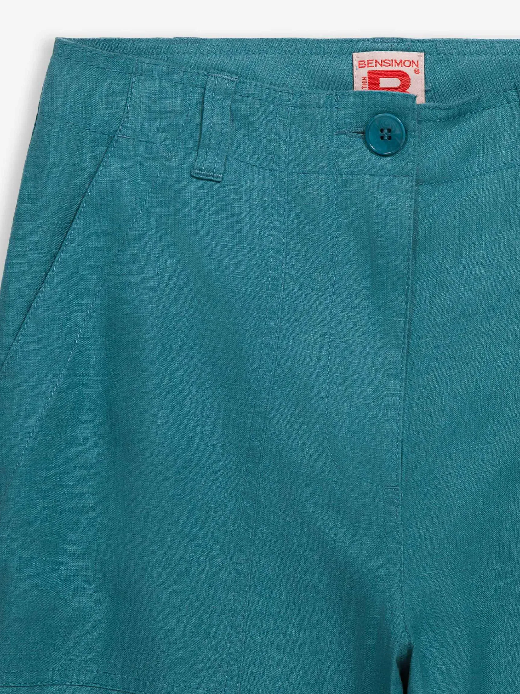 BENSIMON Pantalons<Pantalon hugues BLEU PETROLE