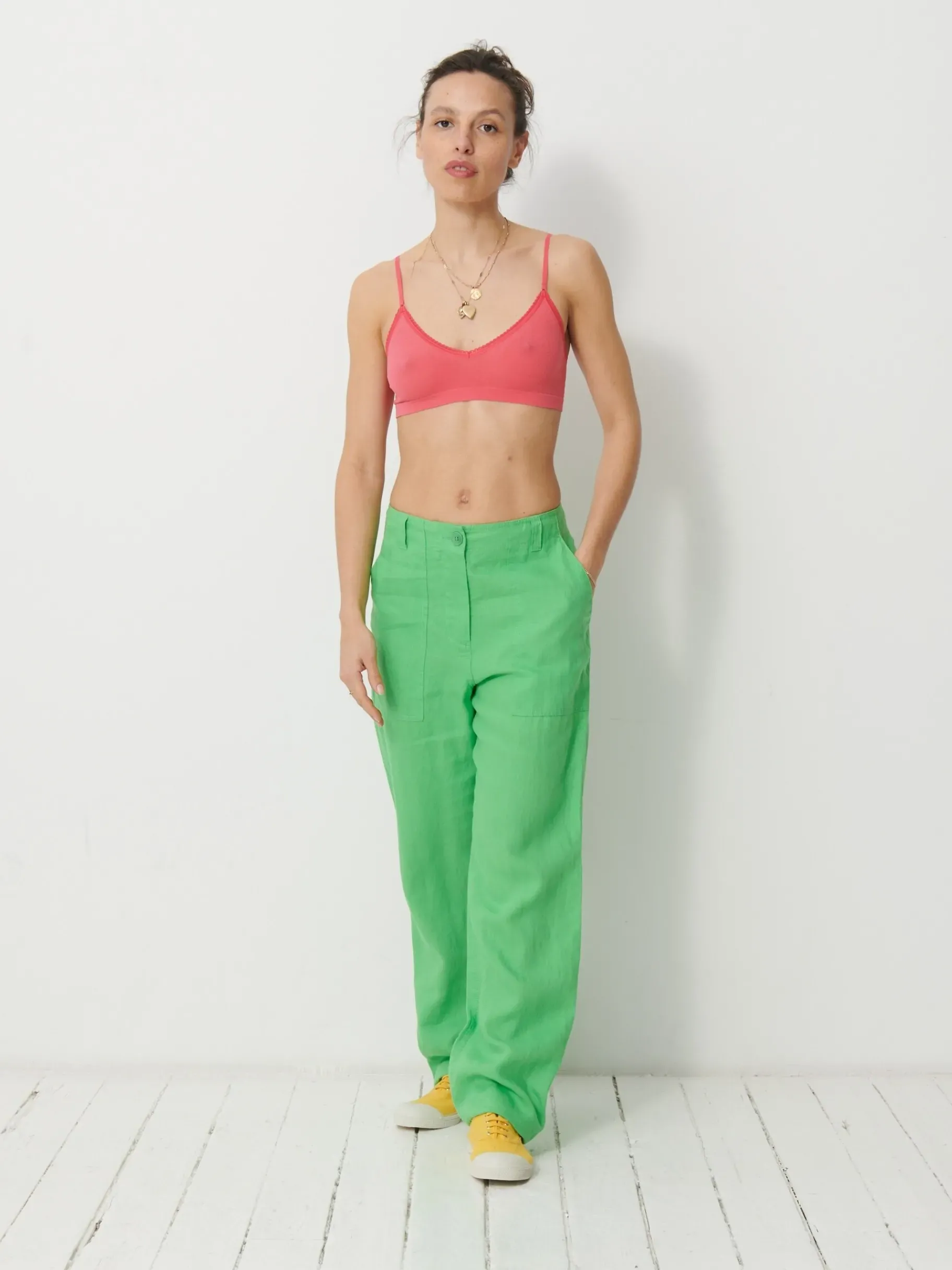 BENSIMON Pantalons<Pantalon hugues BASILIC