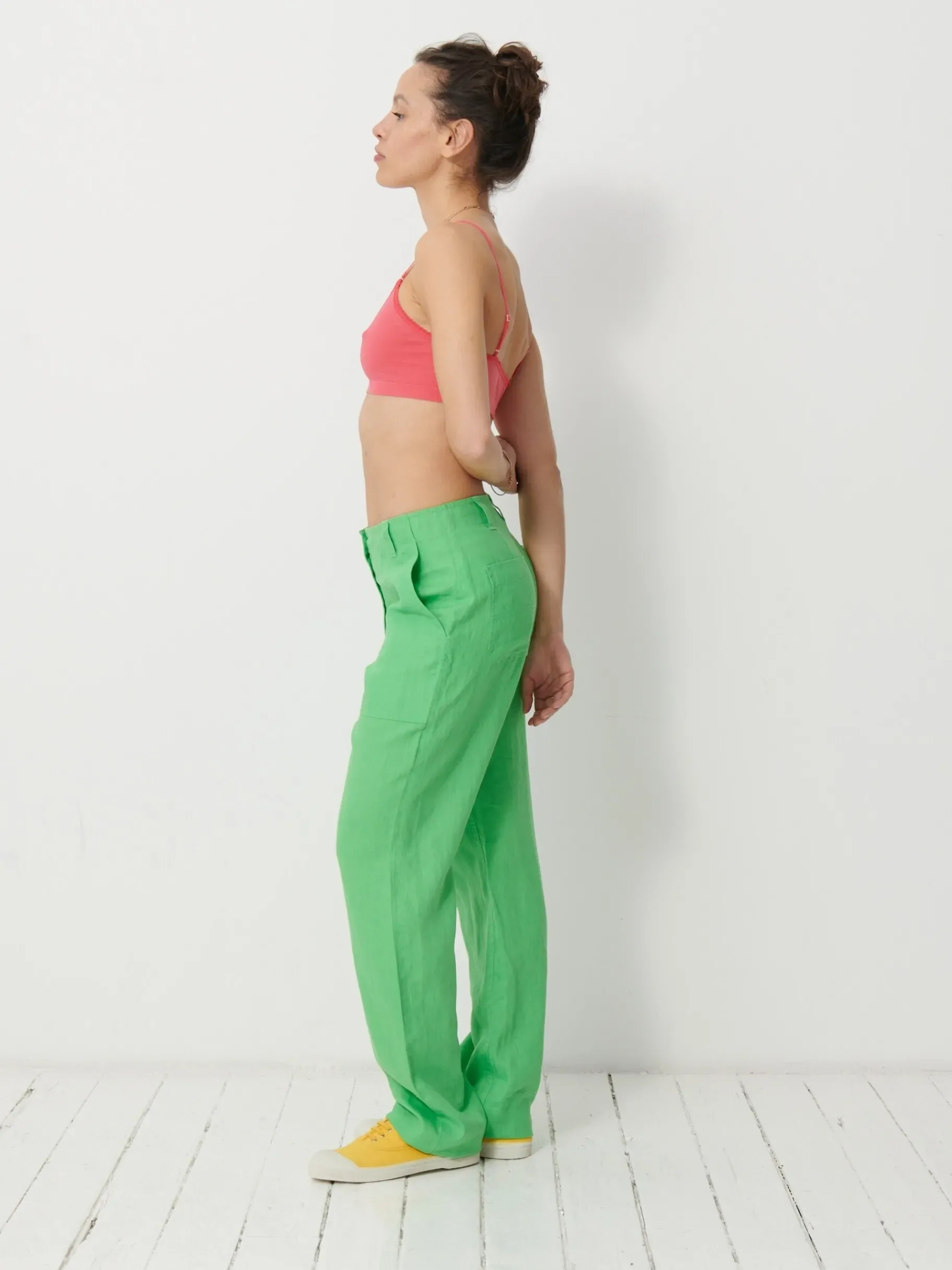 BENSIMON Pantalons<Pantalon hugues BASILIC