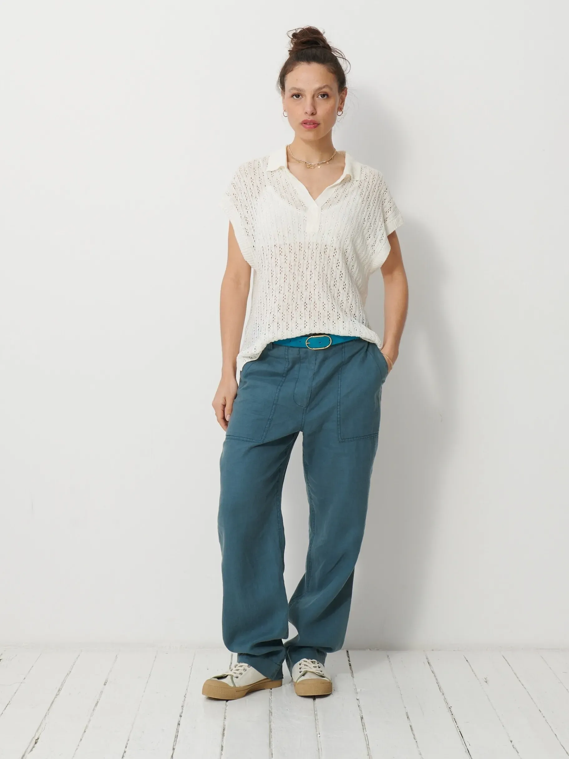 BENSIMON Pantalons<Pantalon hugues CREPUSCULE