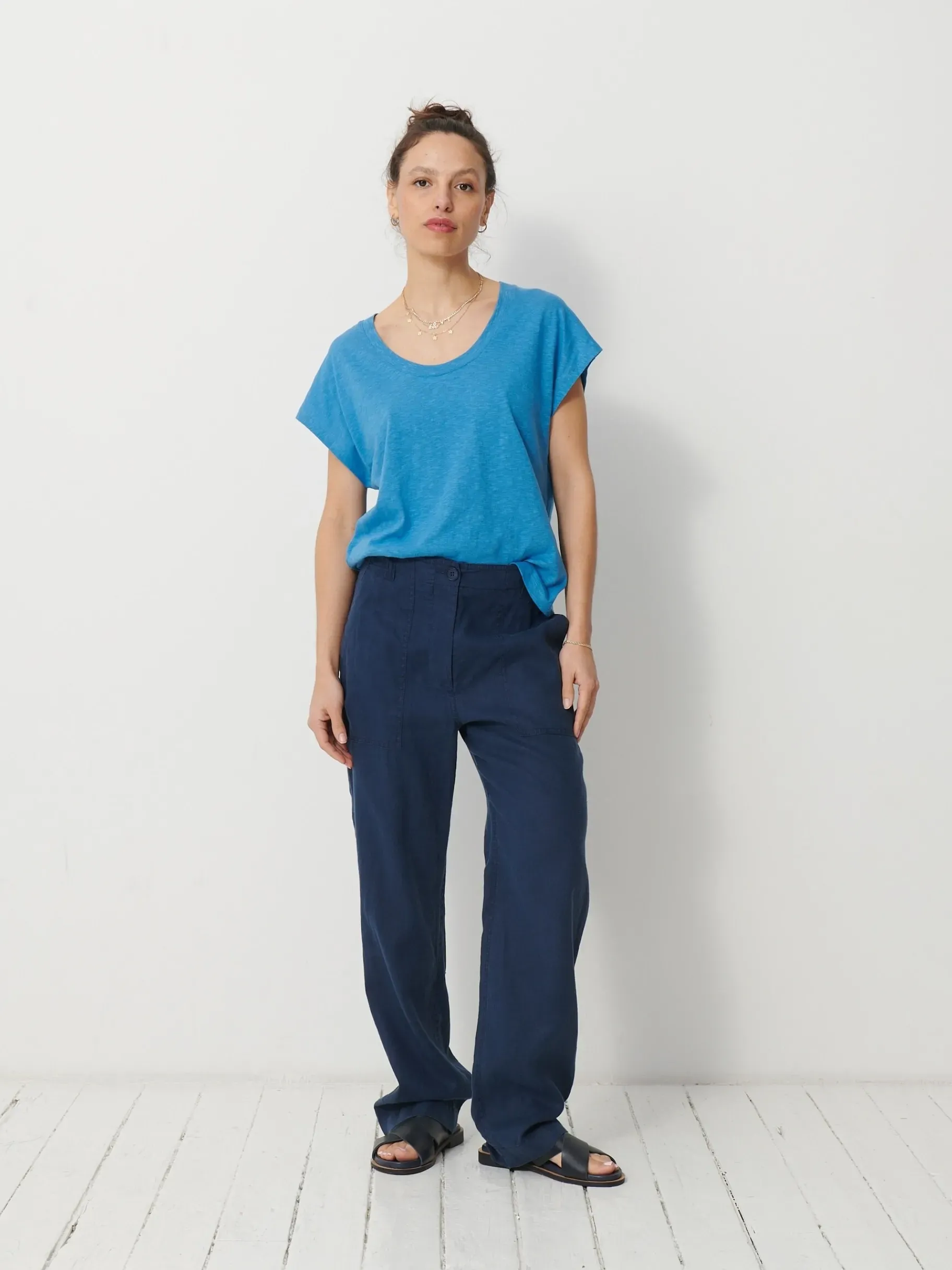 BENSIMON Pantalons<Pantalon hugues MARINE