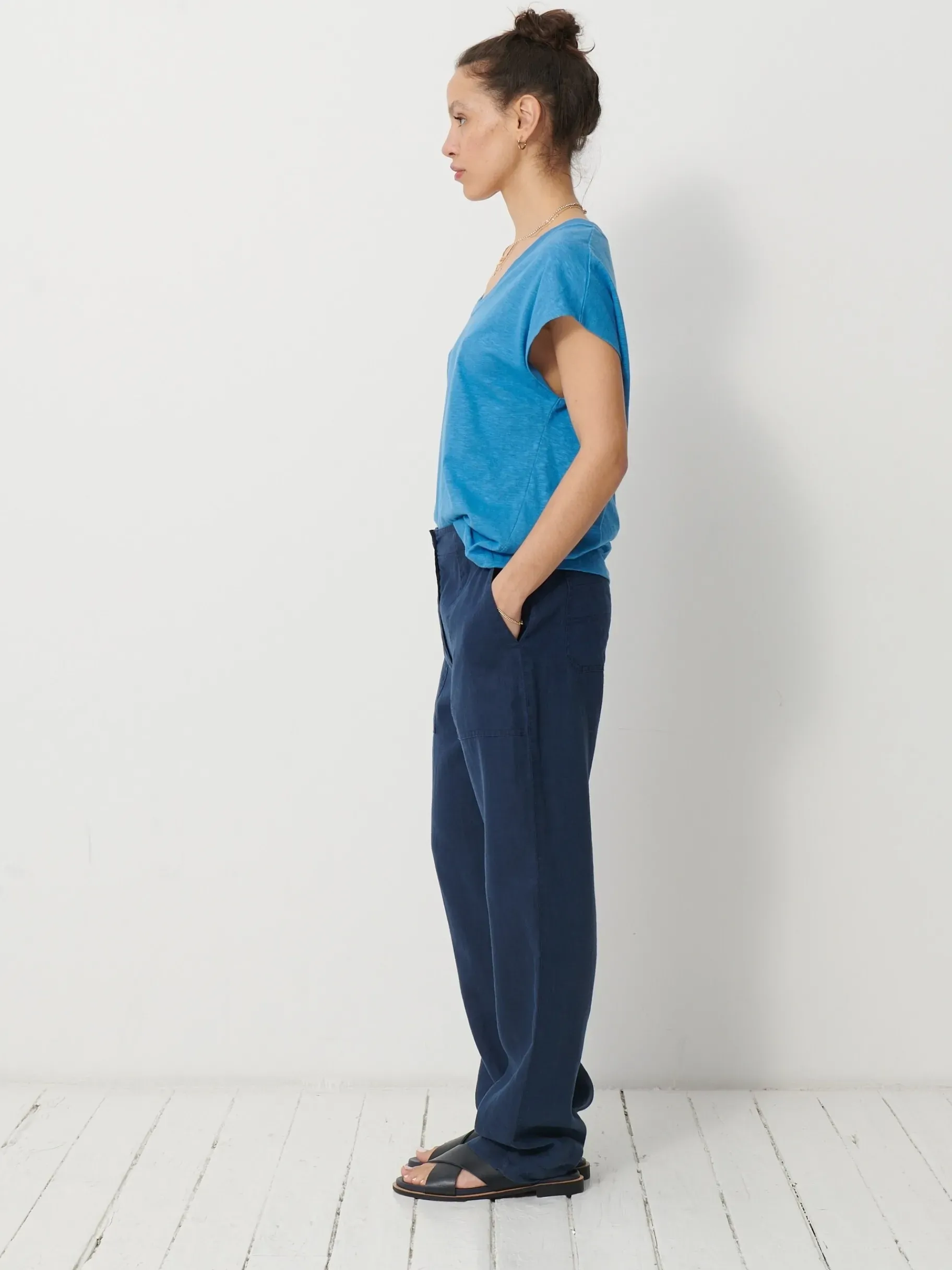BENSIMON Pantalons<Pantalon hugues MARINE