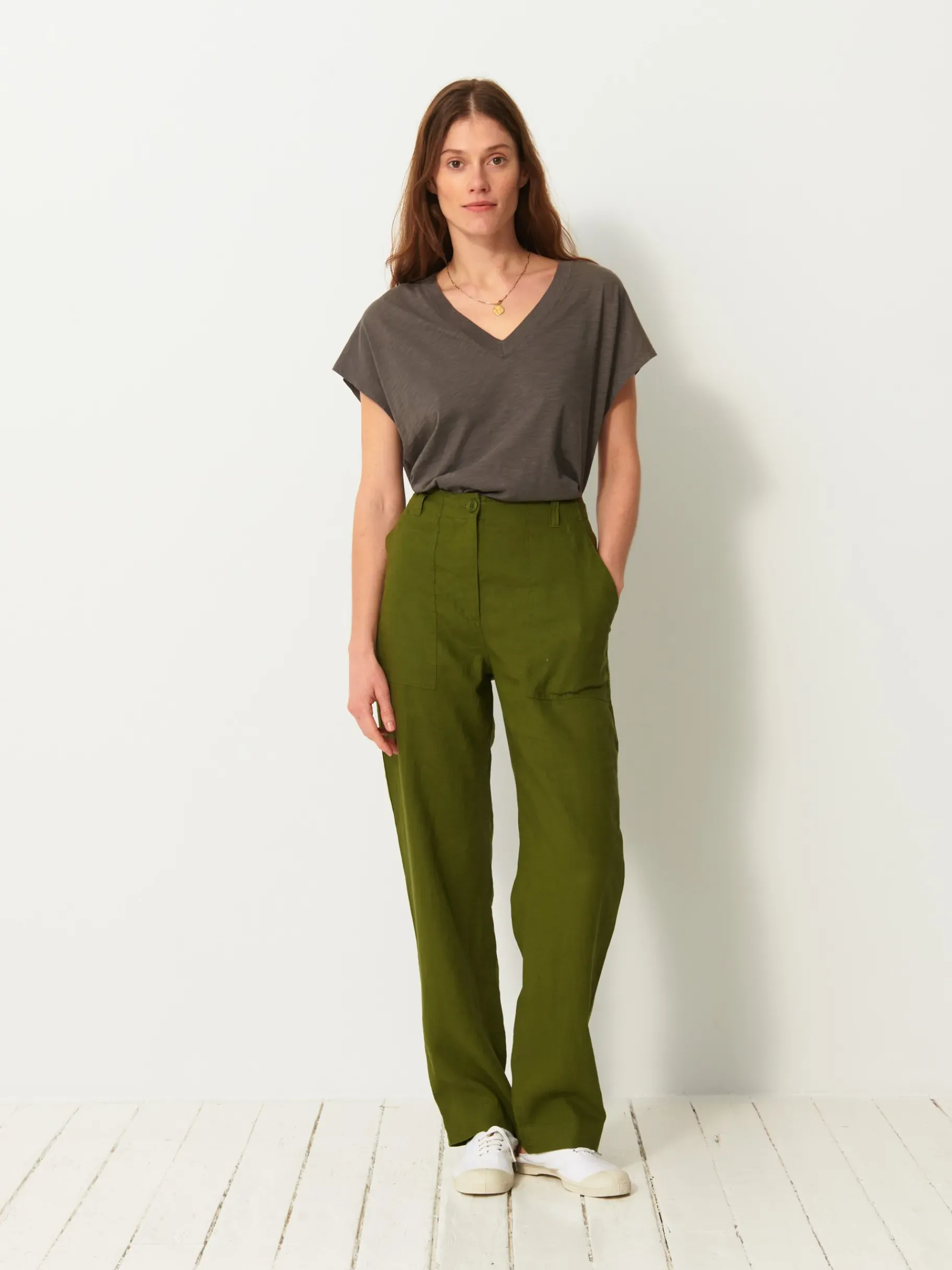 BENSIMON Pantalons<Pantalon hugues CYPRES