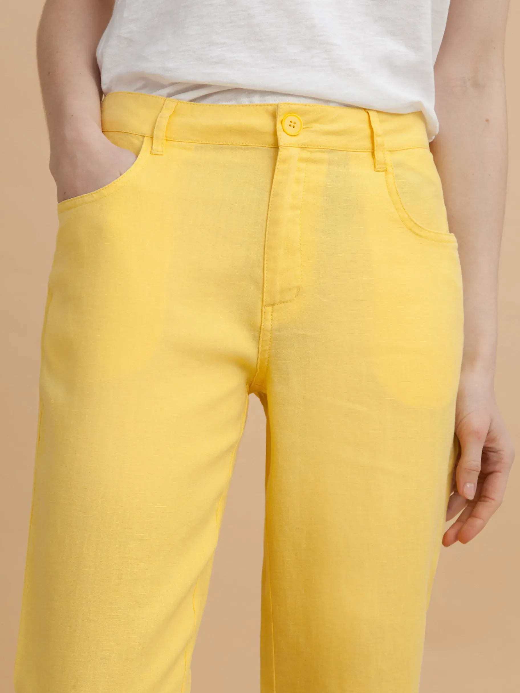 BENSIMON Pantalons<Pantalon ipanema JAUNE