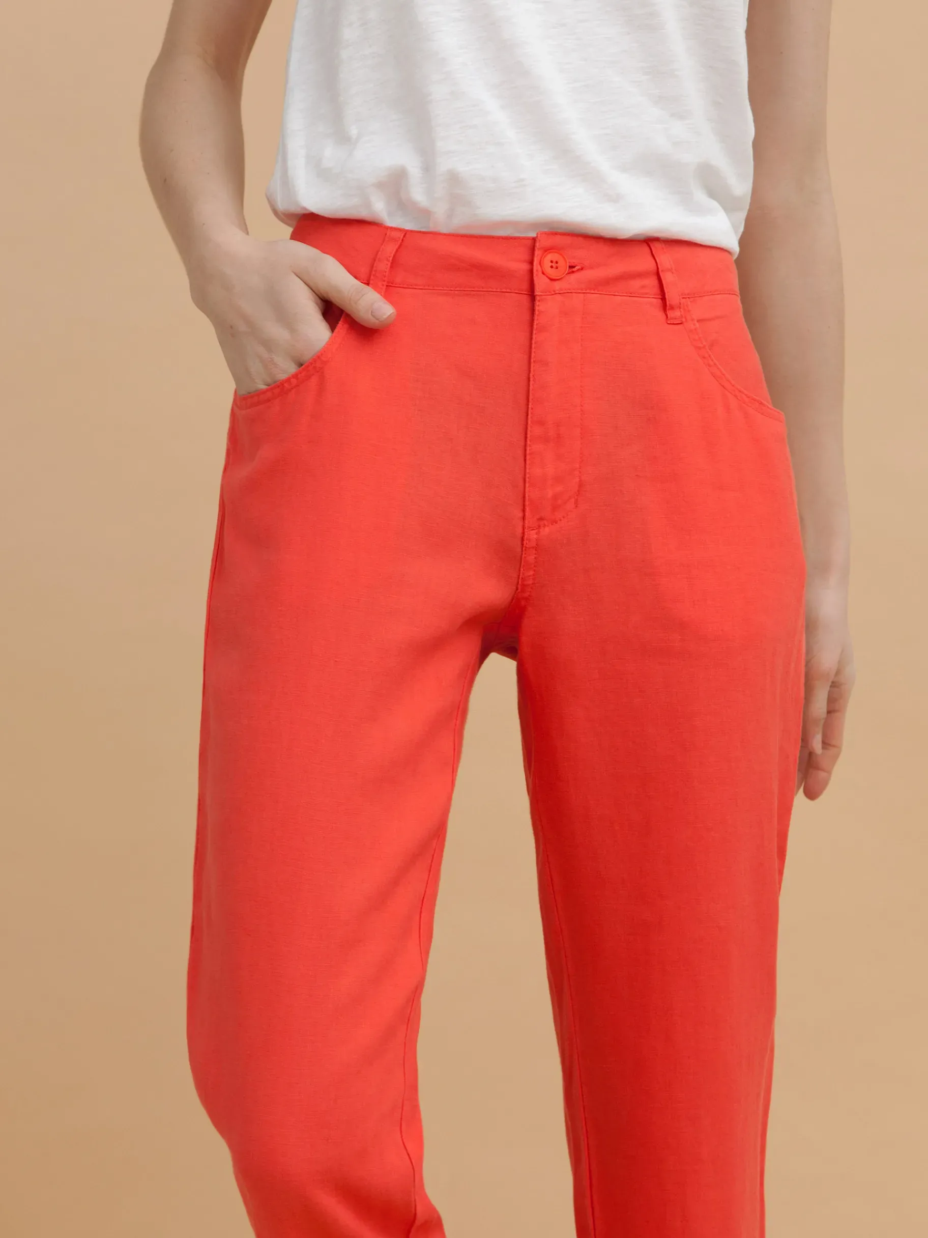 BENSIMON Pantalons<Pantalon ipanema COQUELICOT