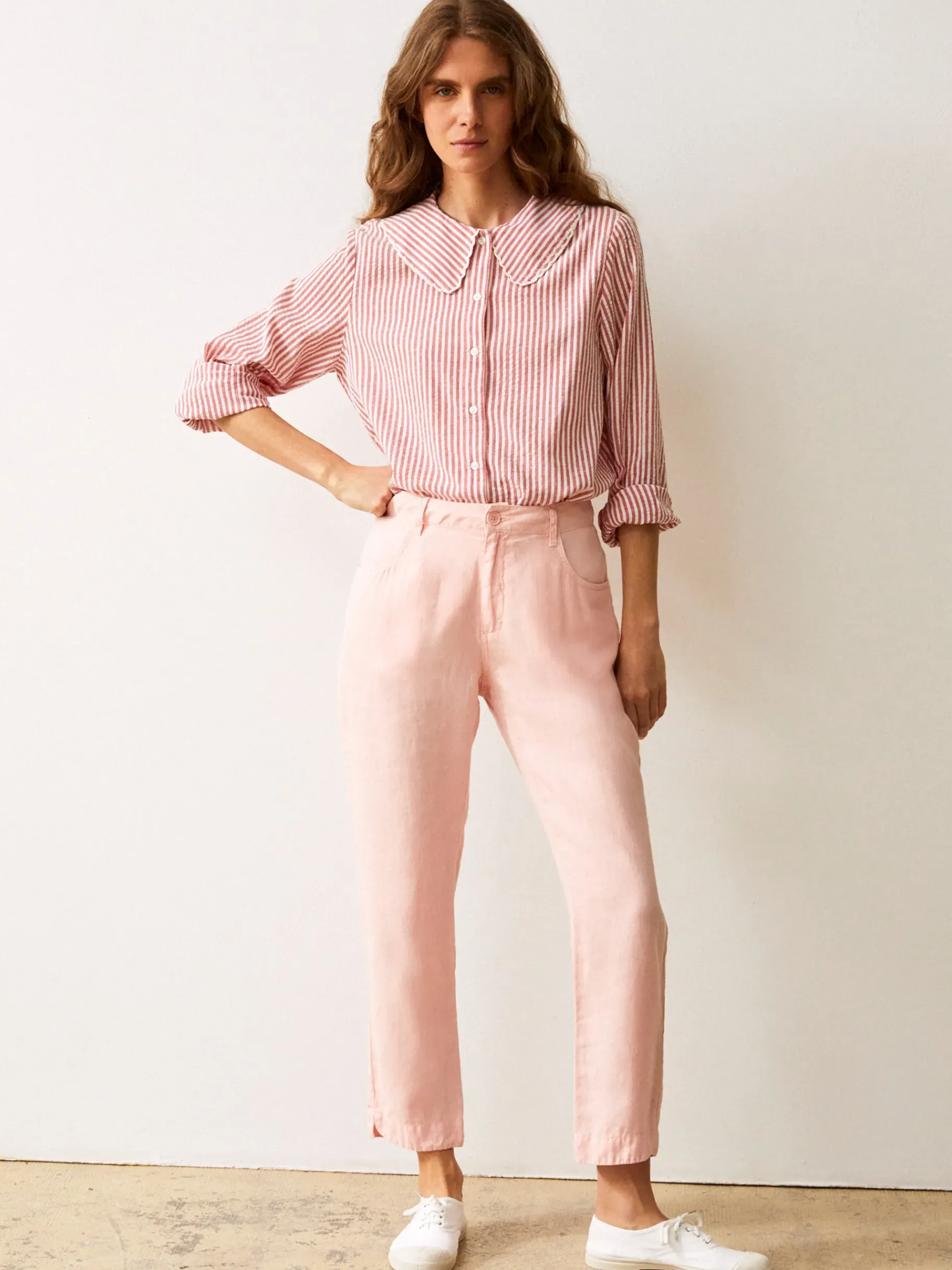 BENSIMON Pantalons<Pantalon ipanema ROSE LEGER