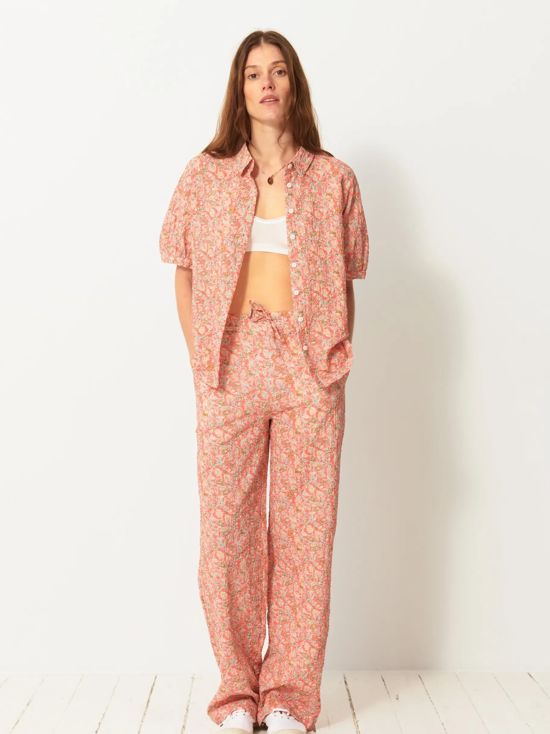 BENSIMON Pantalons<Pantalon kybele FLAMINGO