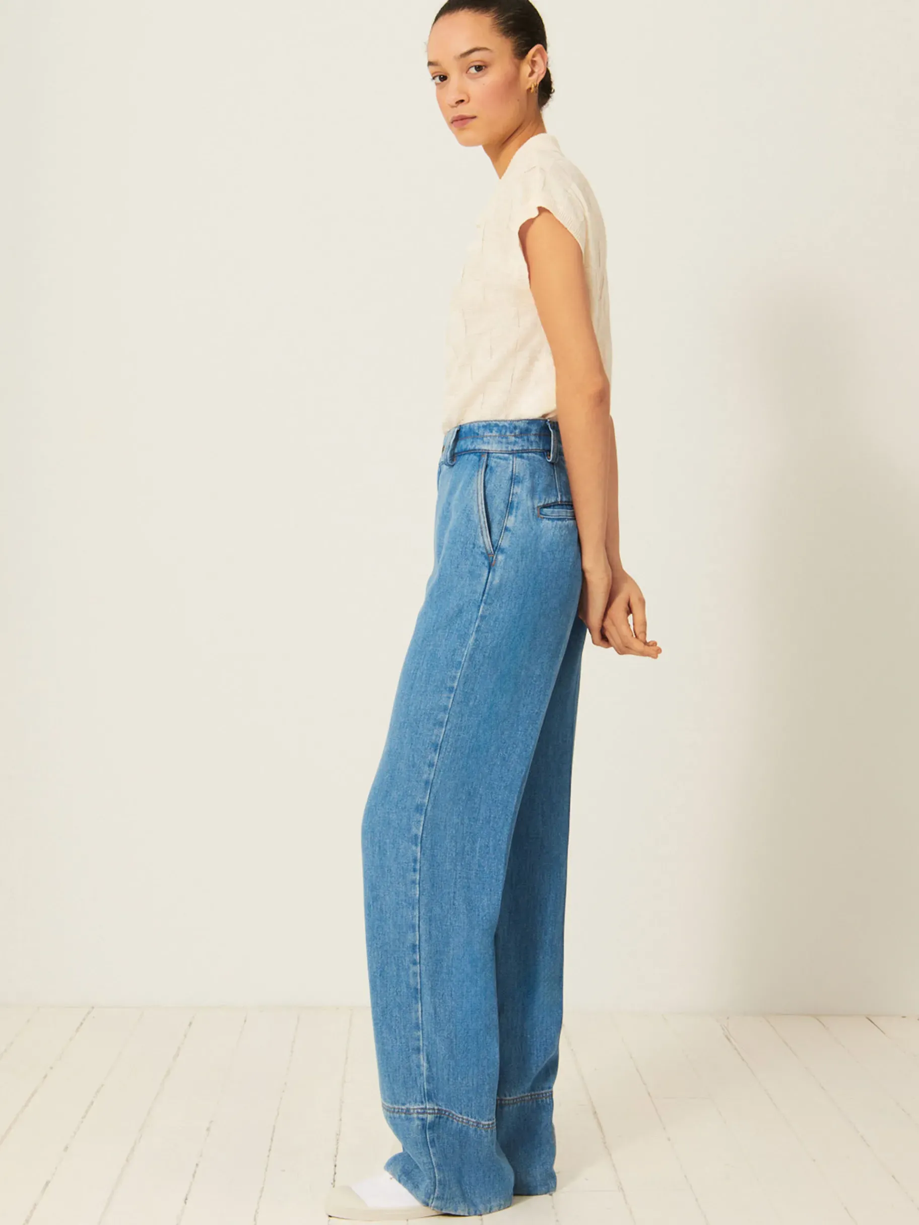 BENSIMON Pantalons<Pantalon lama DENIM