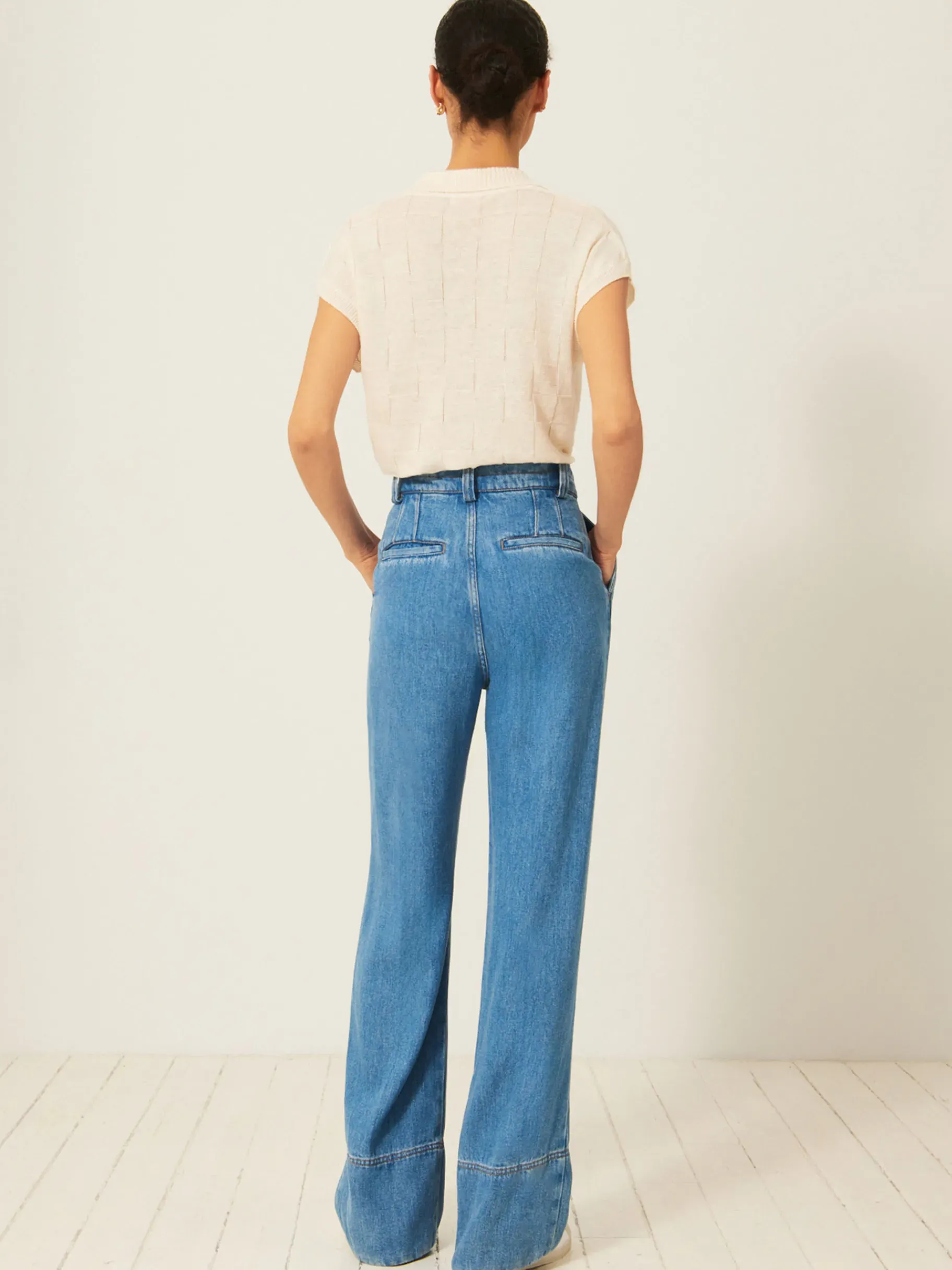 BENSIMON Pantalons<Pantalon lama DENIM