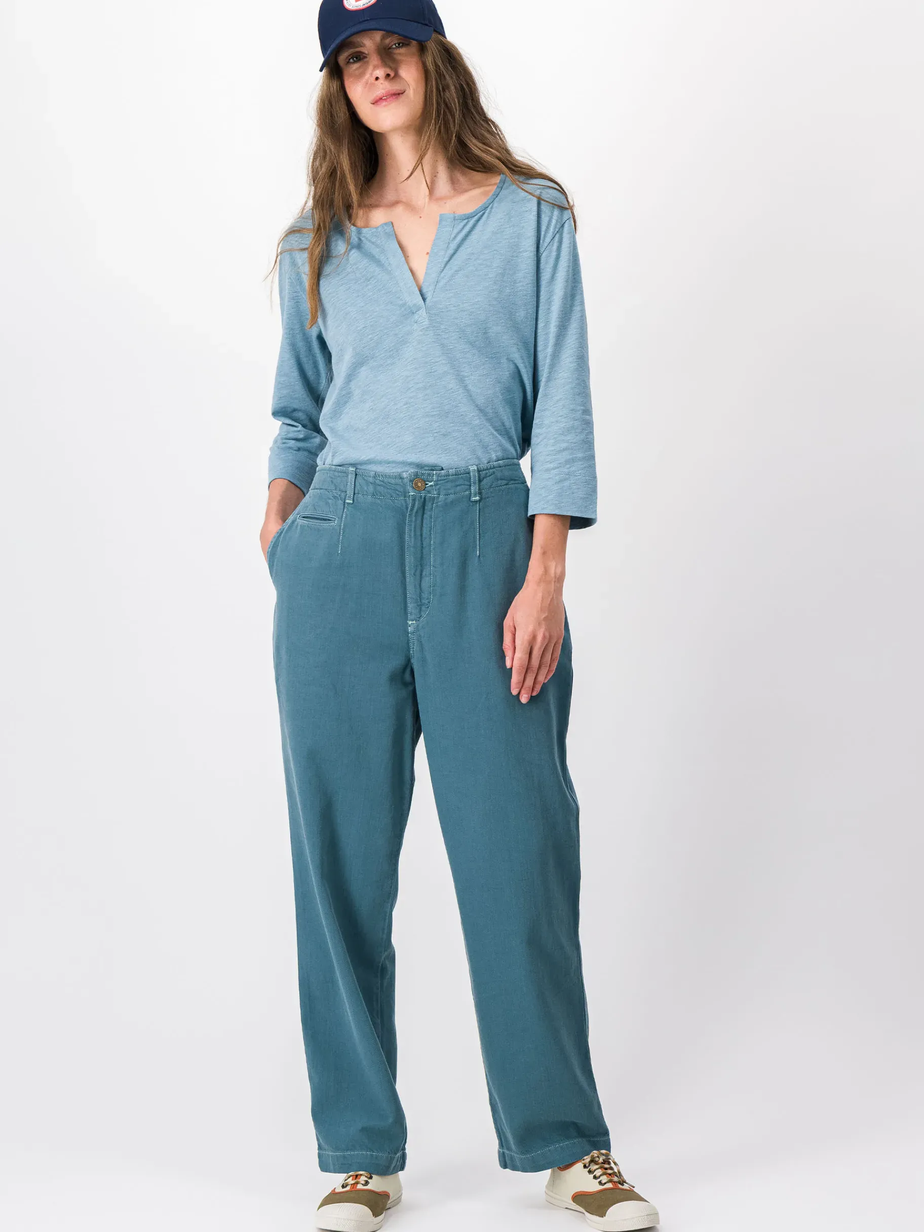 BENSIMON Pantalons<Pantalon liam AZUR