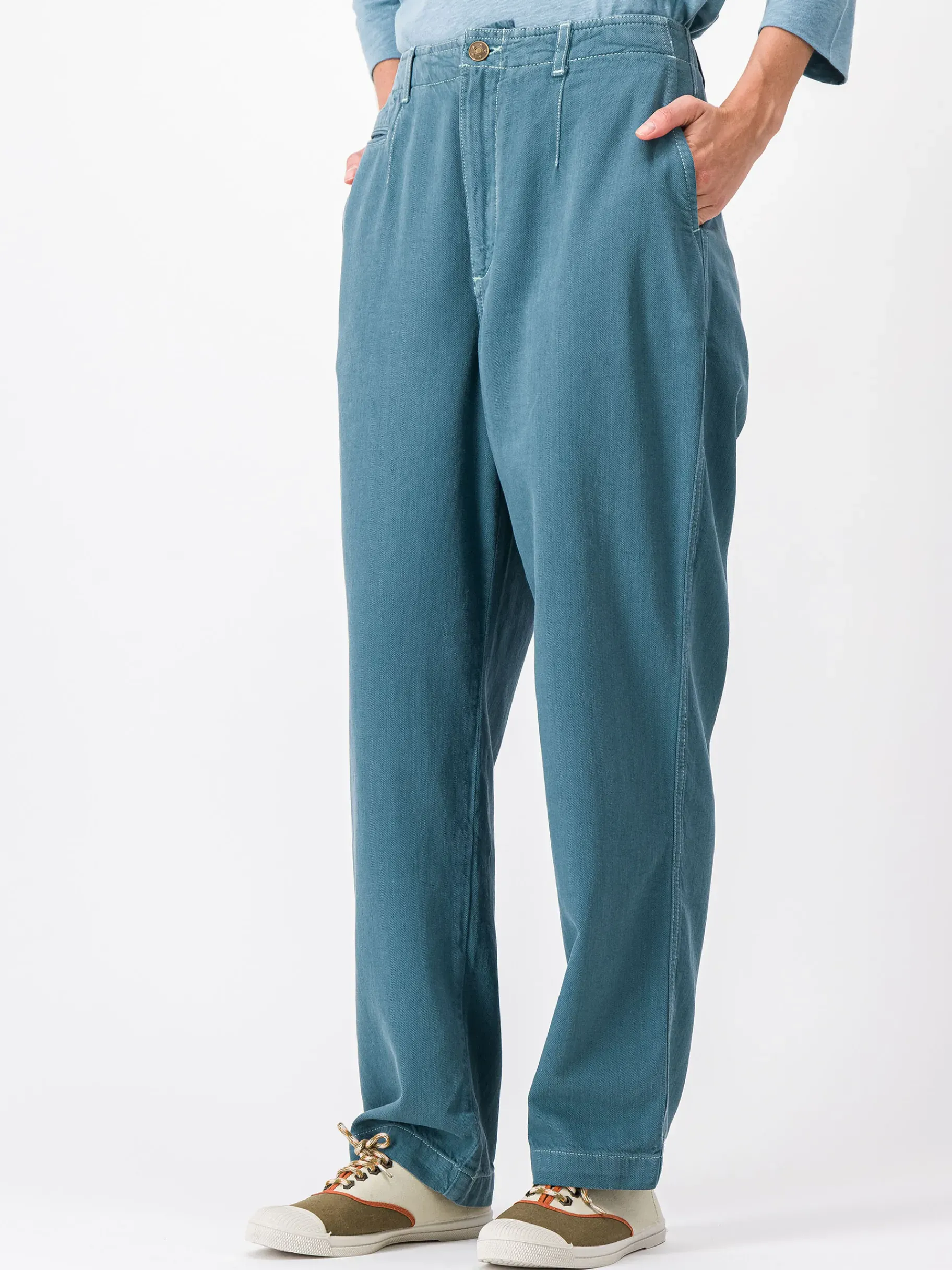 BENSIMON Pantalons<Pantalon liam AZUR