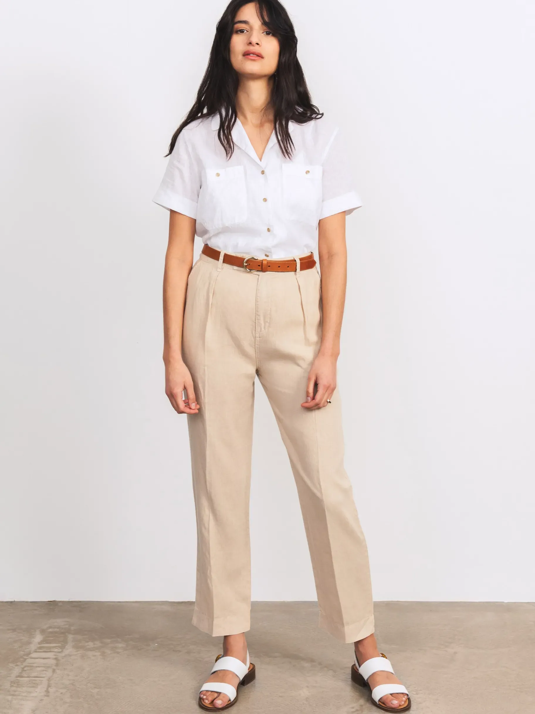 BENSIMON Pantalons<Pantalon gilou LIN