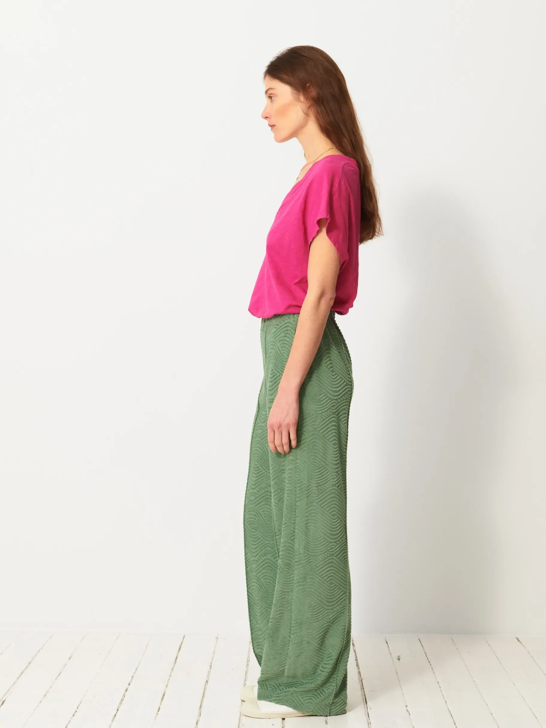 BENSIMON Pantalons<Pantalon luckylon SAUGE