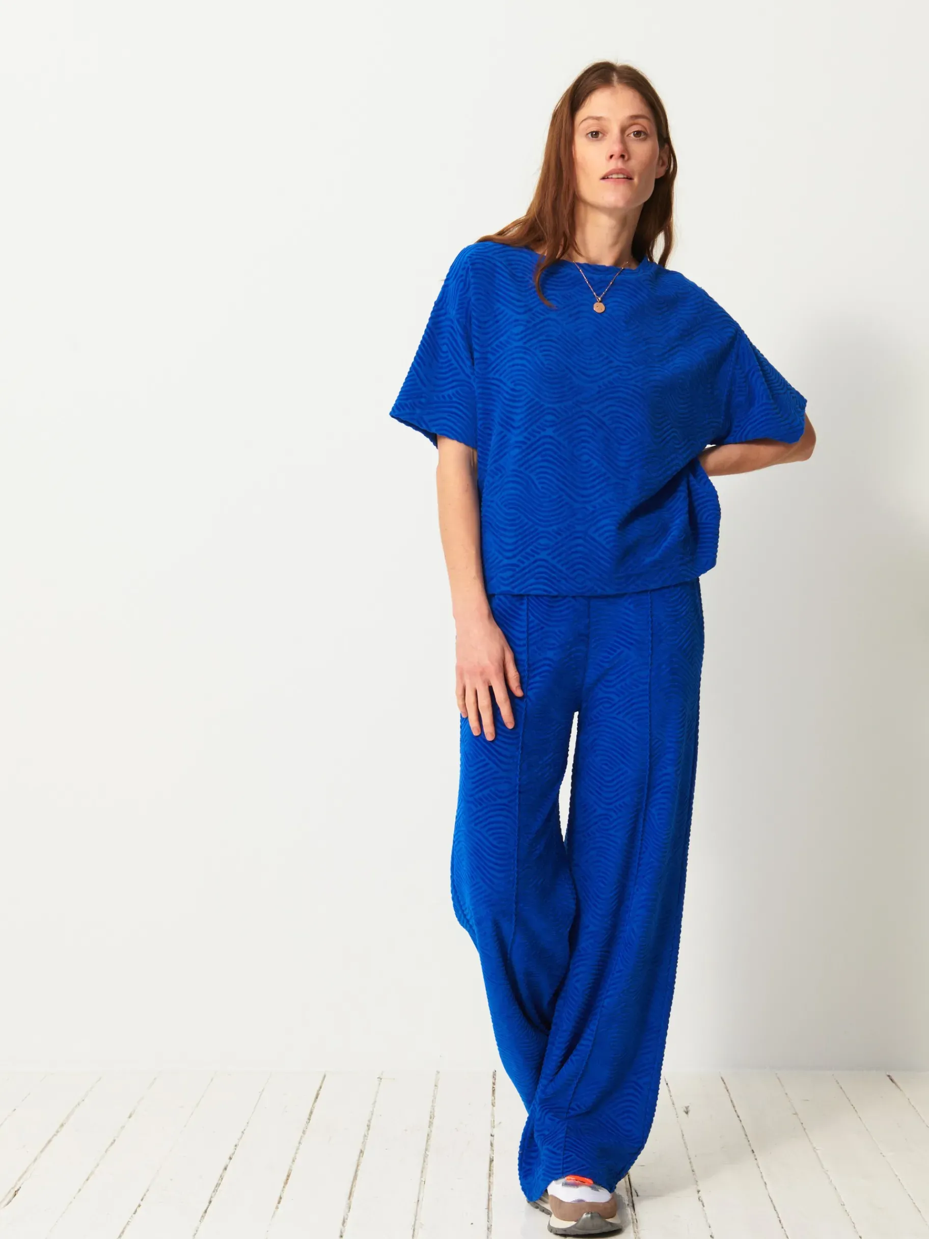 BENSIMON Pantalons<Pantalon luckylon BLEU VIF