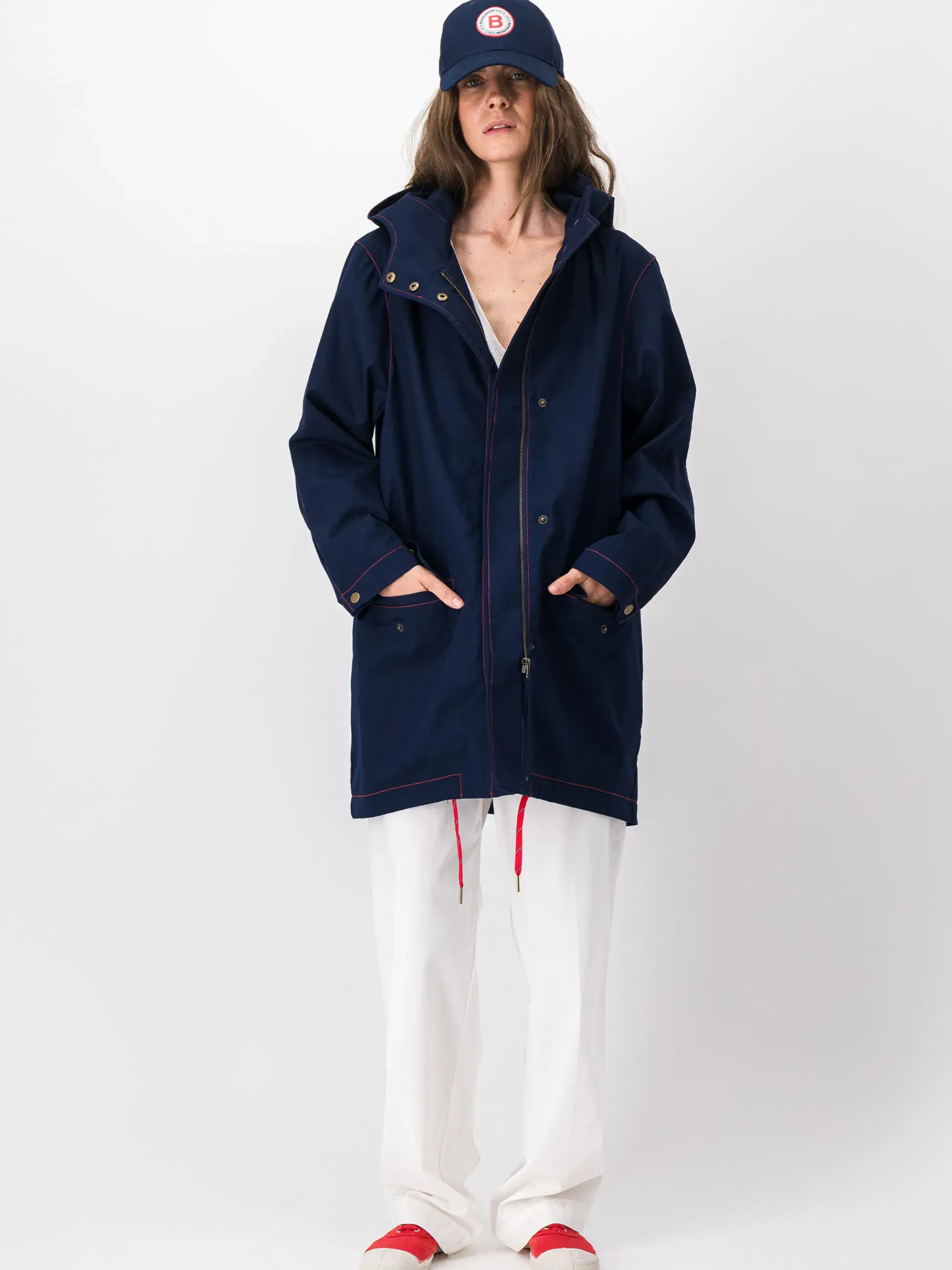 BENSIMON Manteaux & Vestes<Parka jerona MARINE