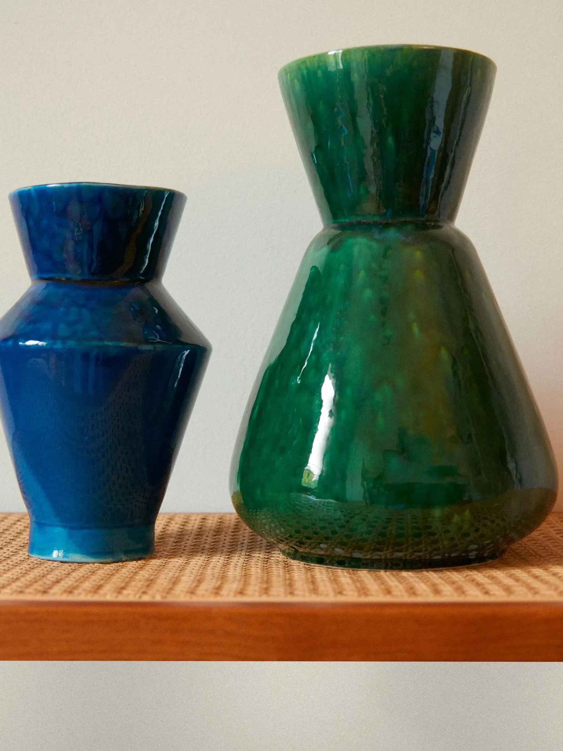 BENSIMON Vases<Petit vase a effet 15x25 cm BLEU