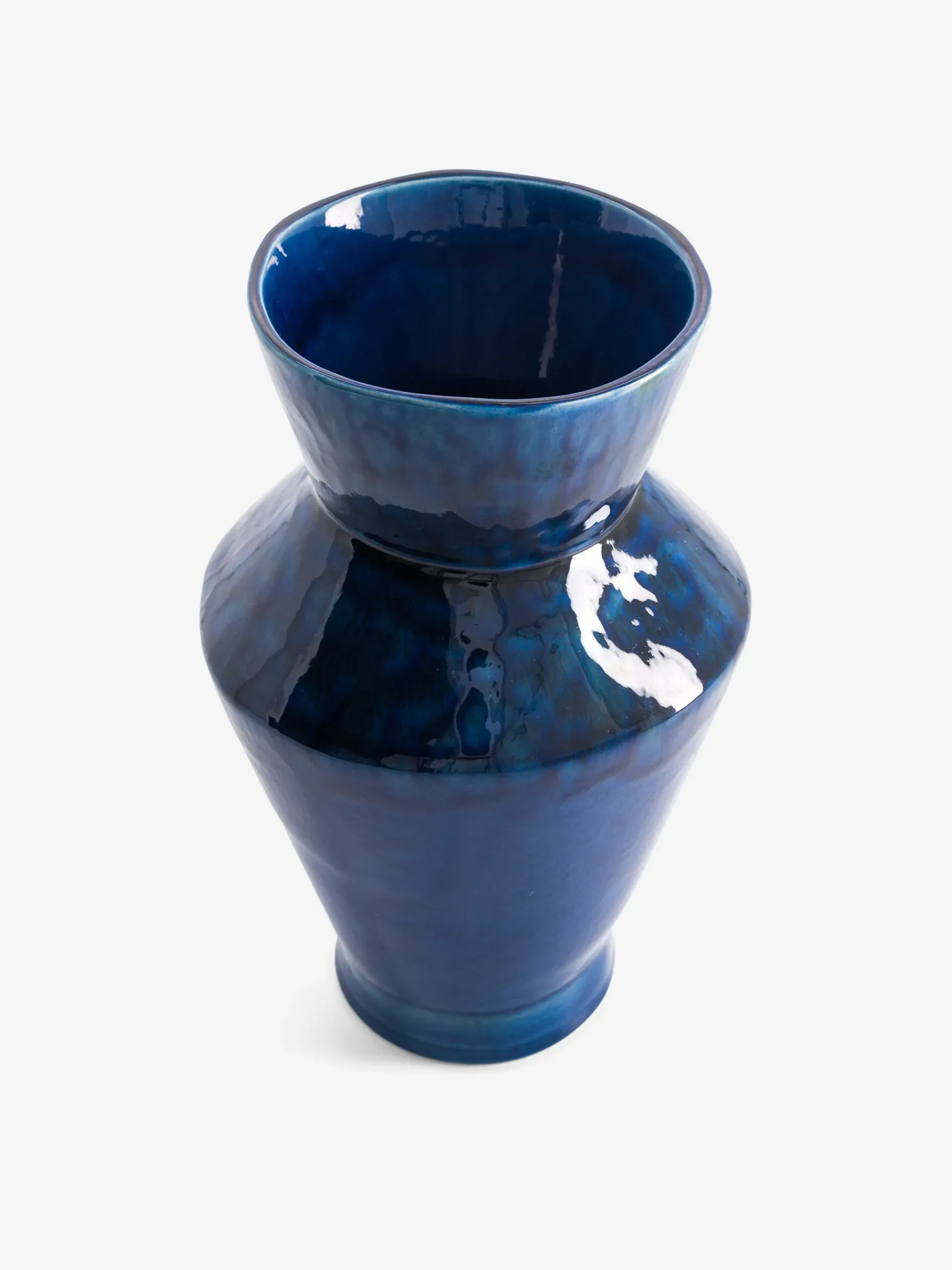 BENSIMON Vases<Petit vase a effet 15x25 cm BLEU