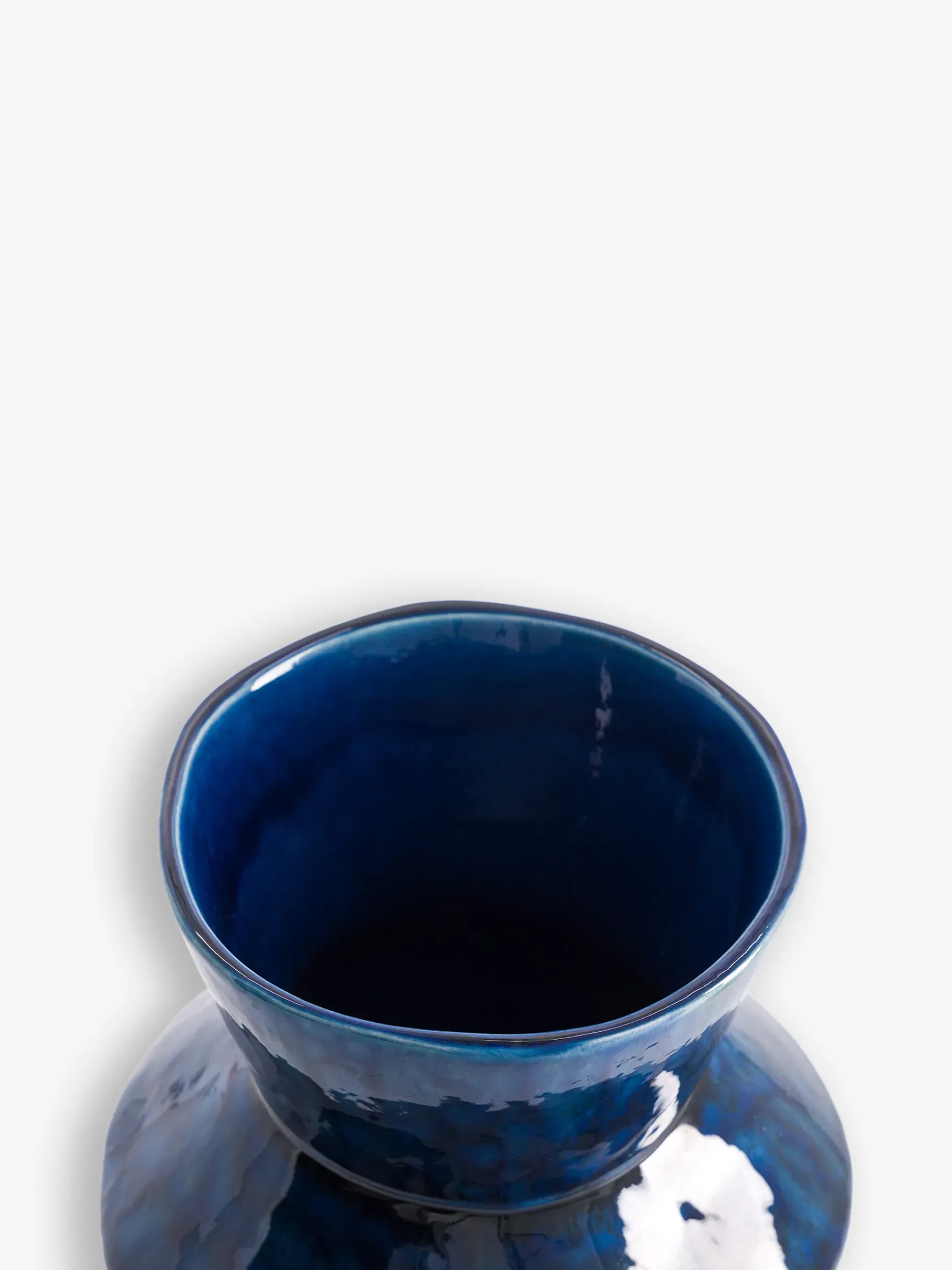 BENSIMON Vases<Petit vase a effet 15x25 cm BLEU