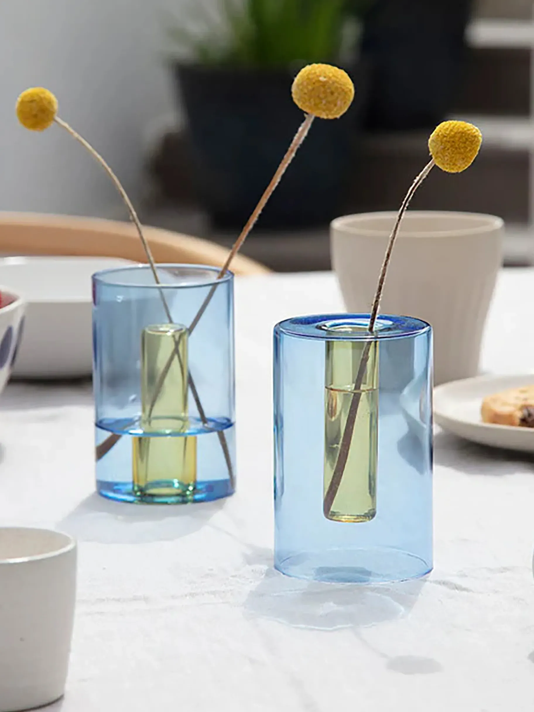 BENSIMON Vases<Petit vase reversible bleu/jaune - block... ORANGE