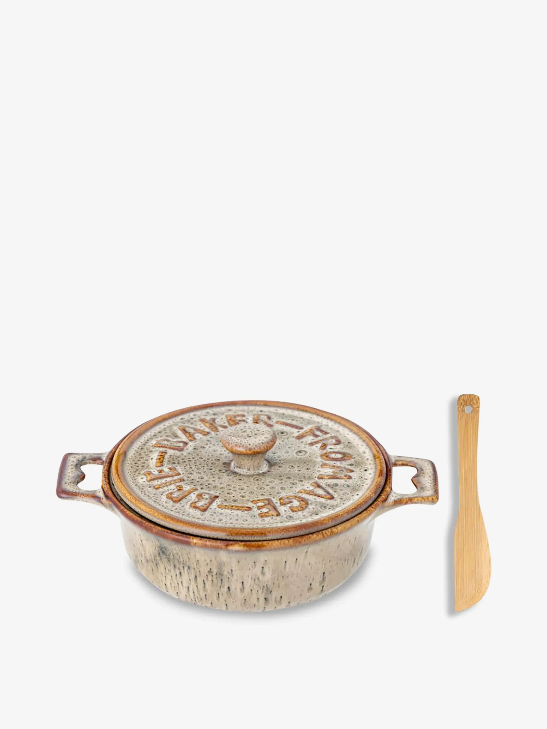 BENSIMON Plats & Saladiers<Plat au four avec couvercle aram gres gris - bloomingville BEIGE