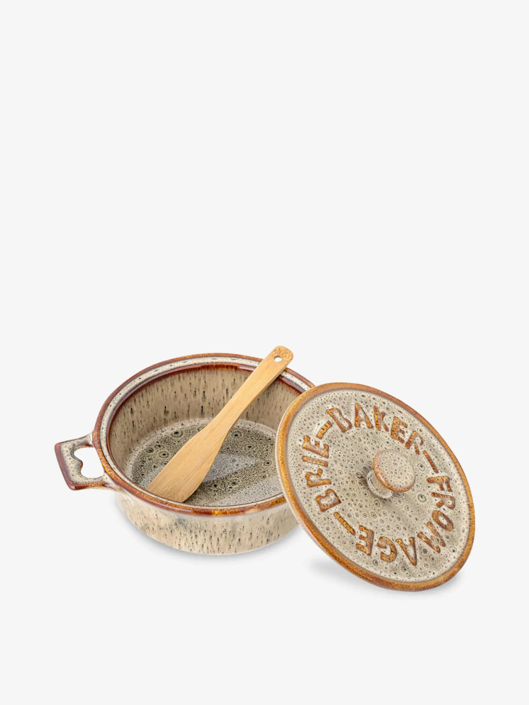 BENSIMON Plats & Saladiers<Plat au four avec couvercle aram gres gris - bloomingville BEIGE