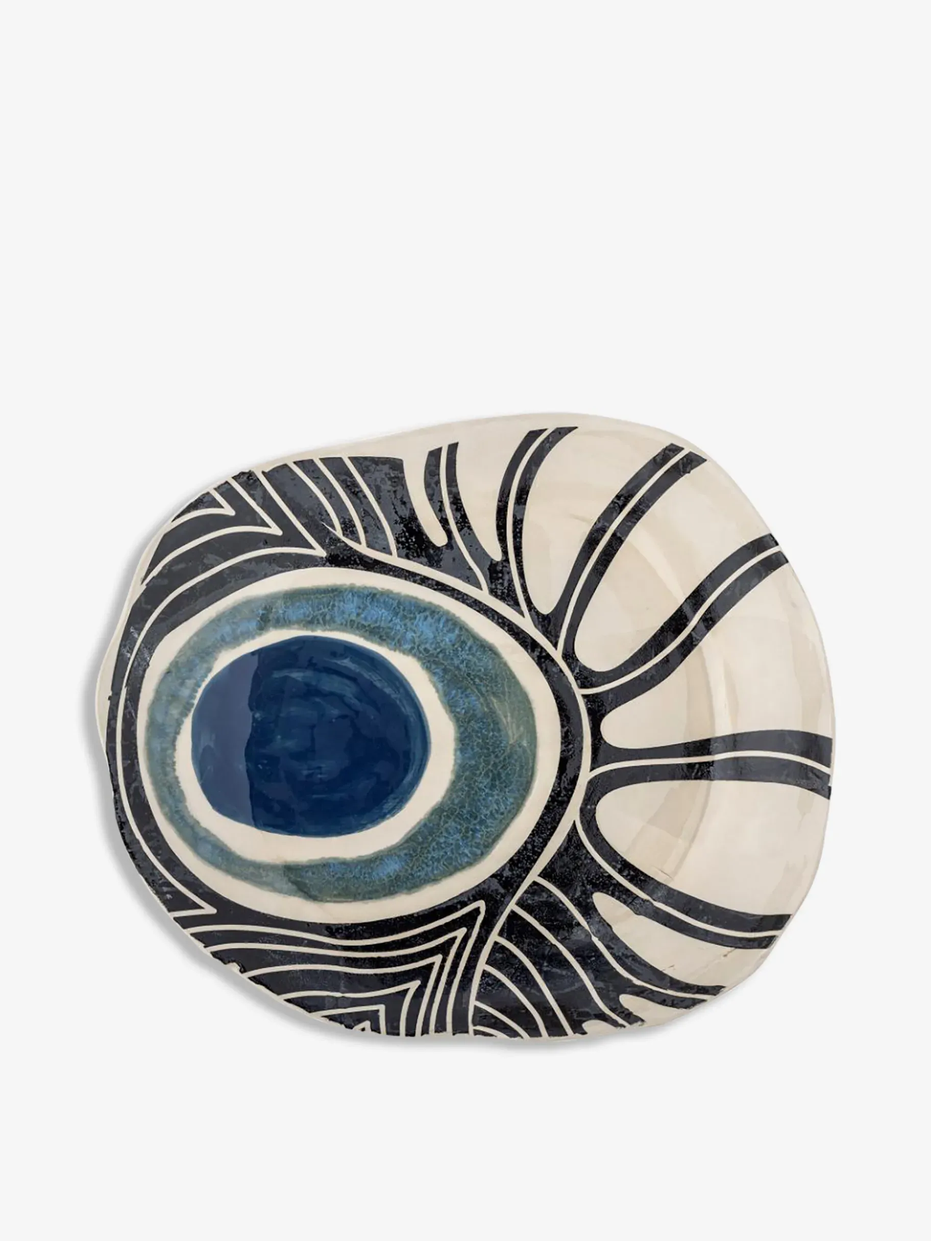 BENSIMON Accessoires De Table<Plateau yamato gres - bloomingville BLEU