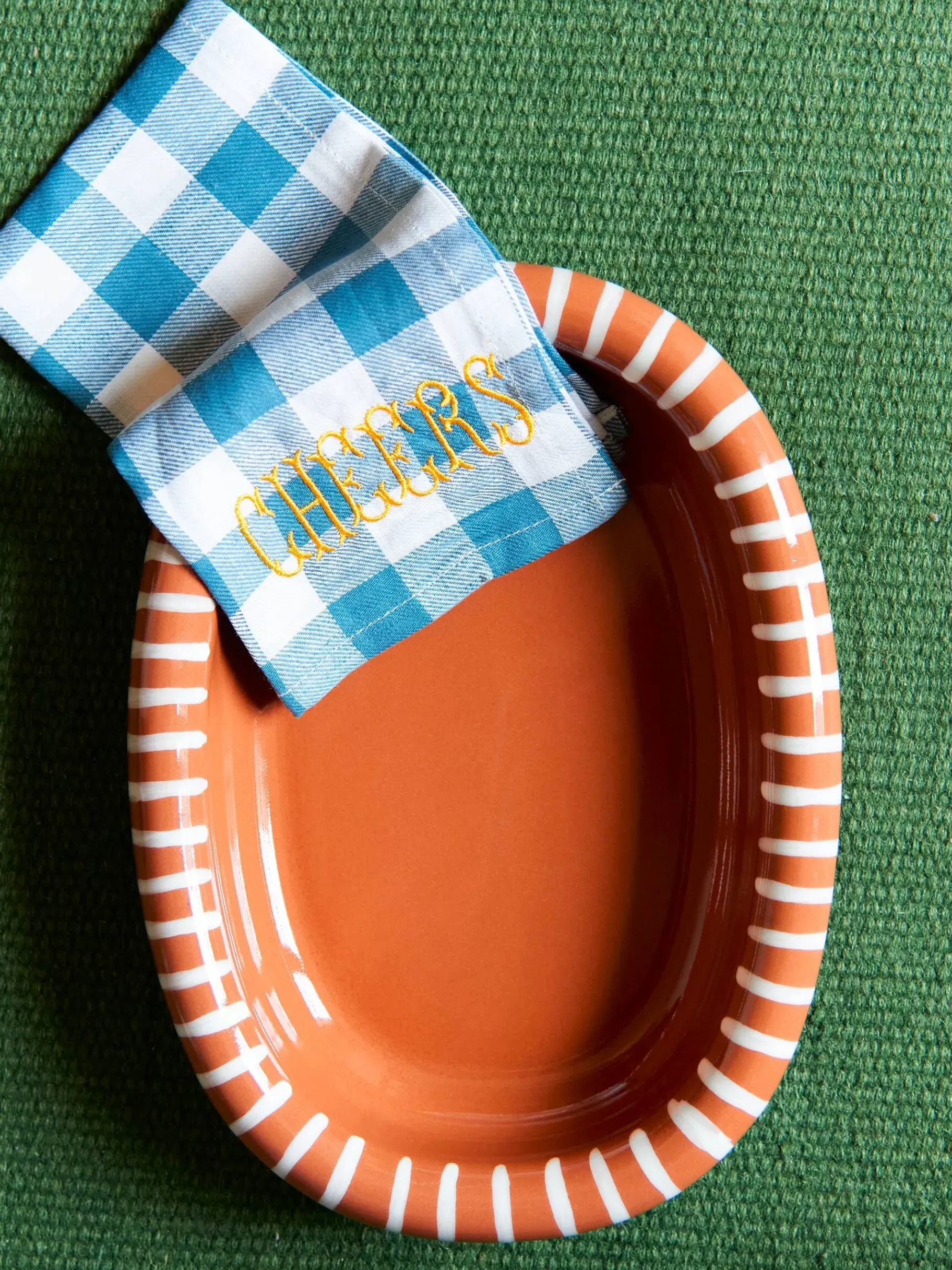 BENSIMON Plats & Saladiers<Plat ovale barro - hay TERRACOTTA
