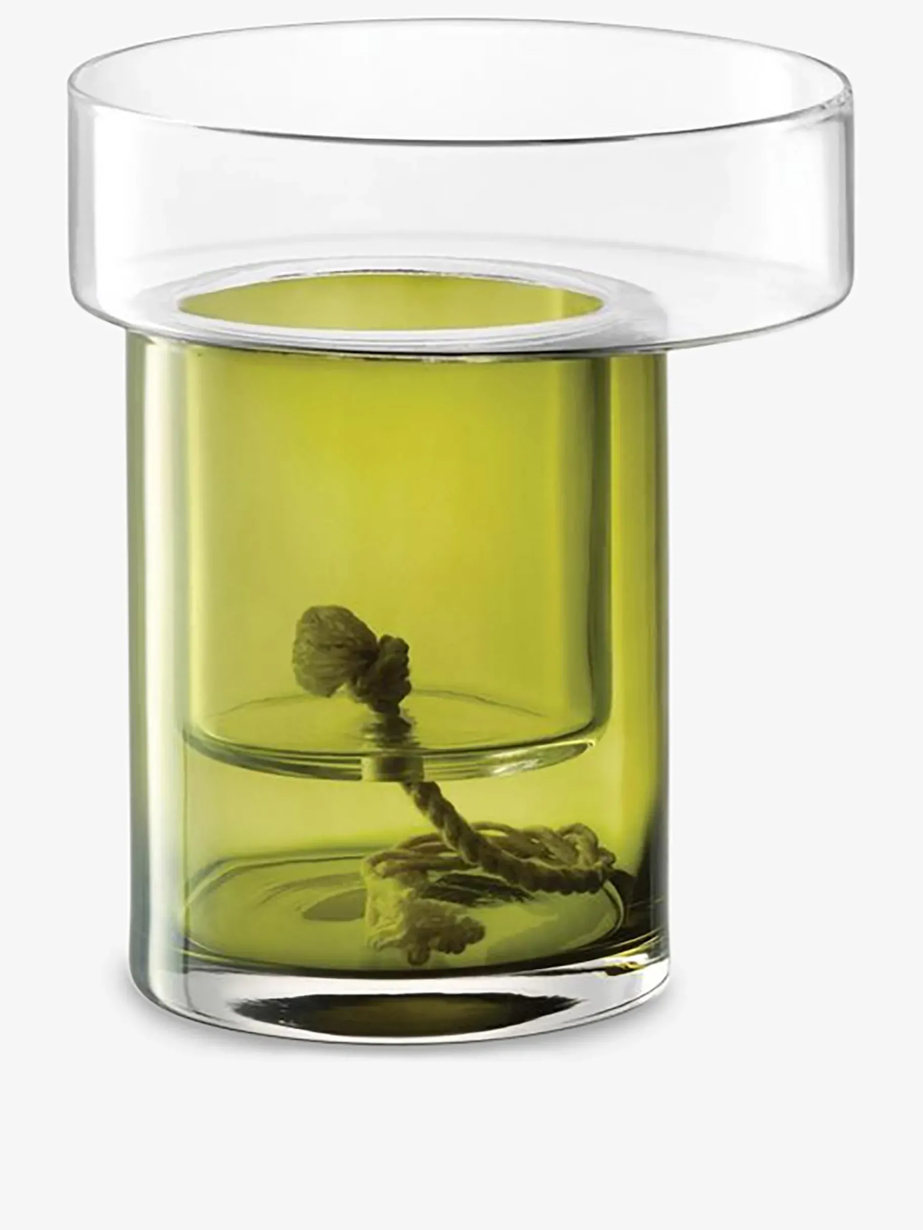 BENSIMON Vases|Objets Décoratifs<Pot a plante avec reserve d'eau s verre ... VERT