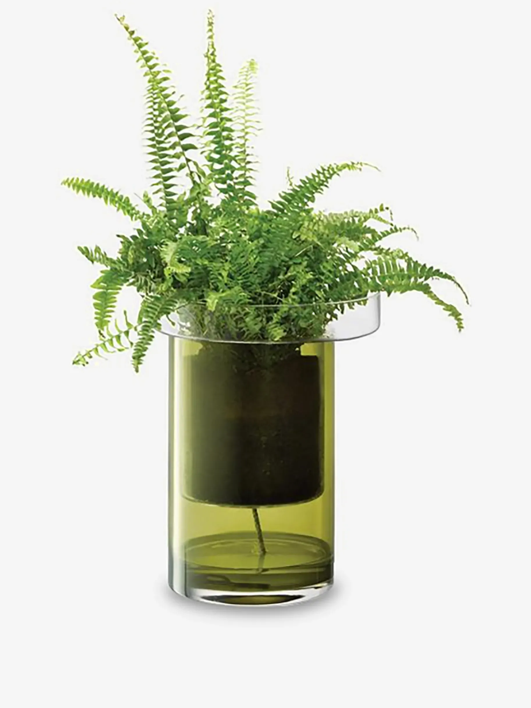 BENSIMON Vases|Objets Décoratifs<Pot a plante avec reserve d'eau l verre ... VERT