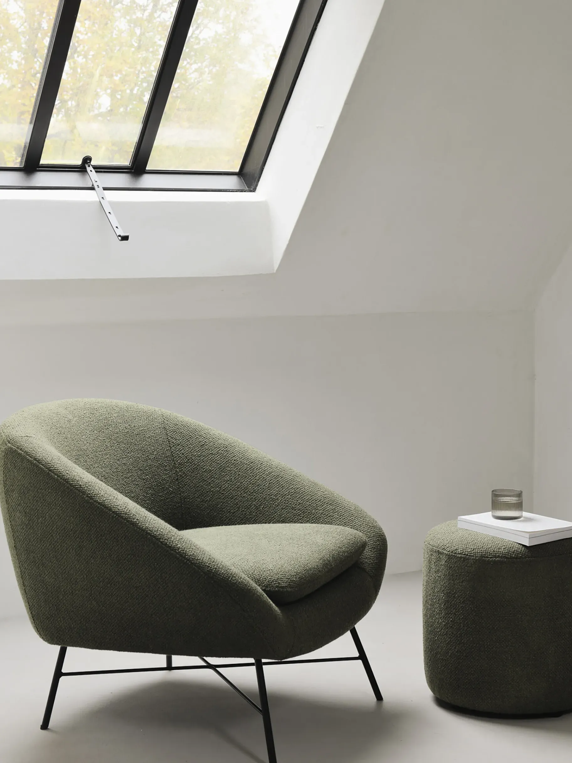 BENSIMON Fauteuils & Canapés<Pouf barrow jacques deneef xl - ethnicraft VERT