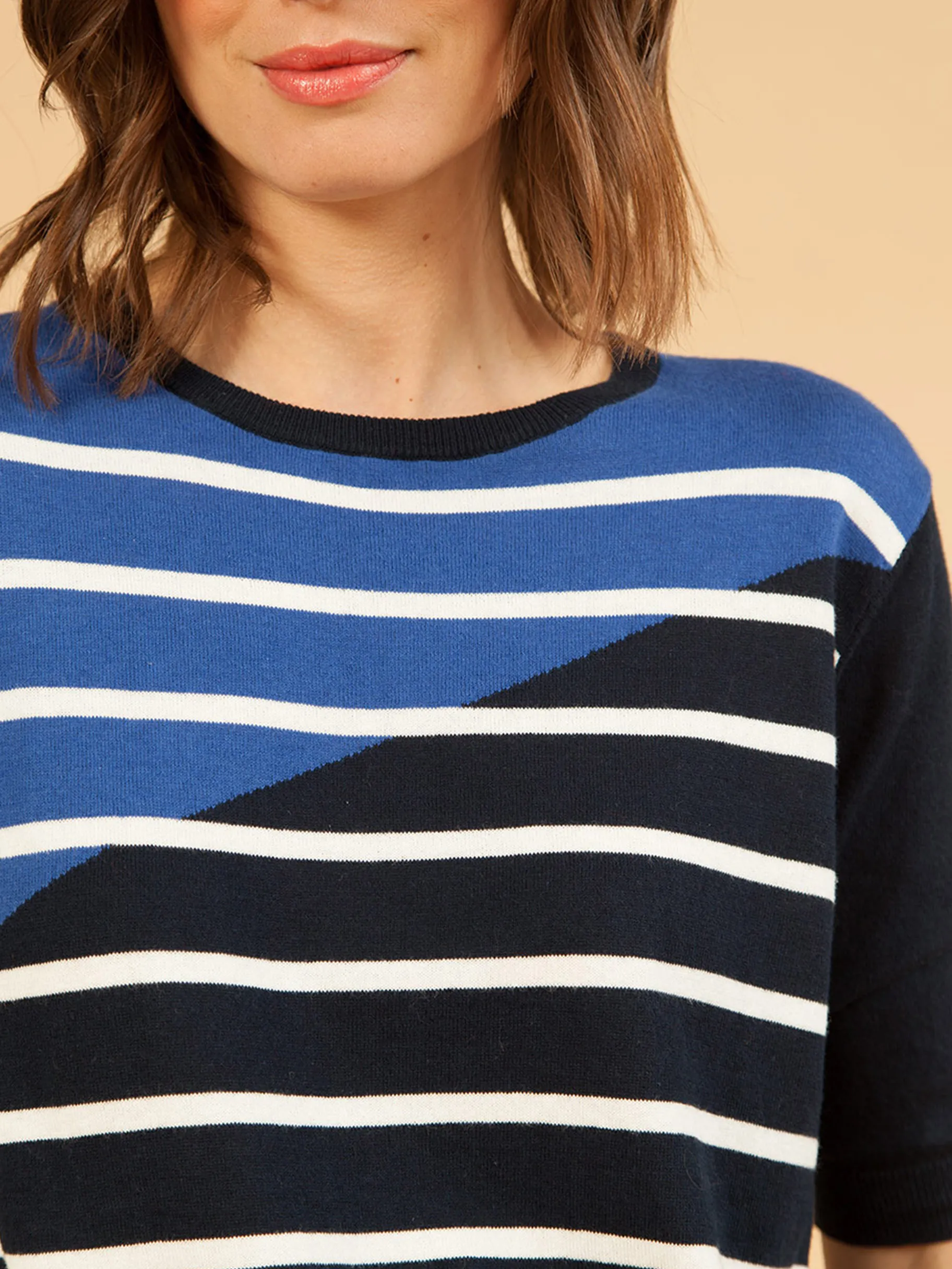 BENSIMON Pulls, Sweats & Gilets<Pull fabiola MARINE