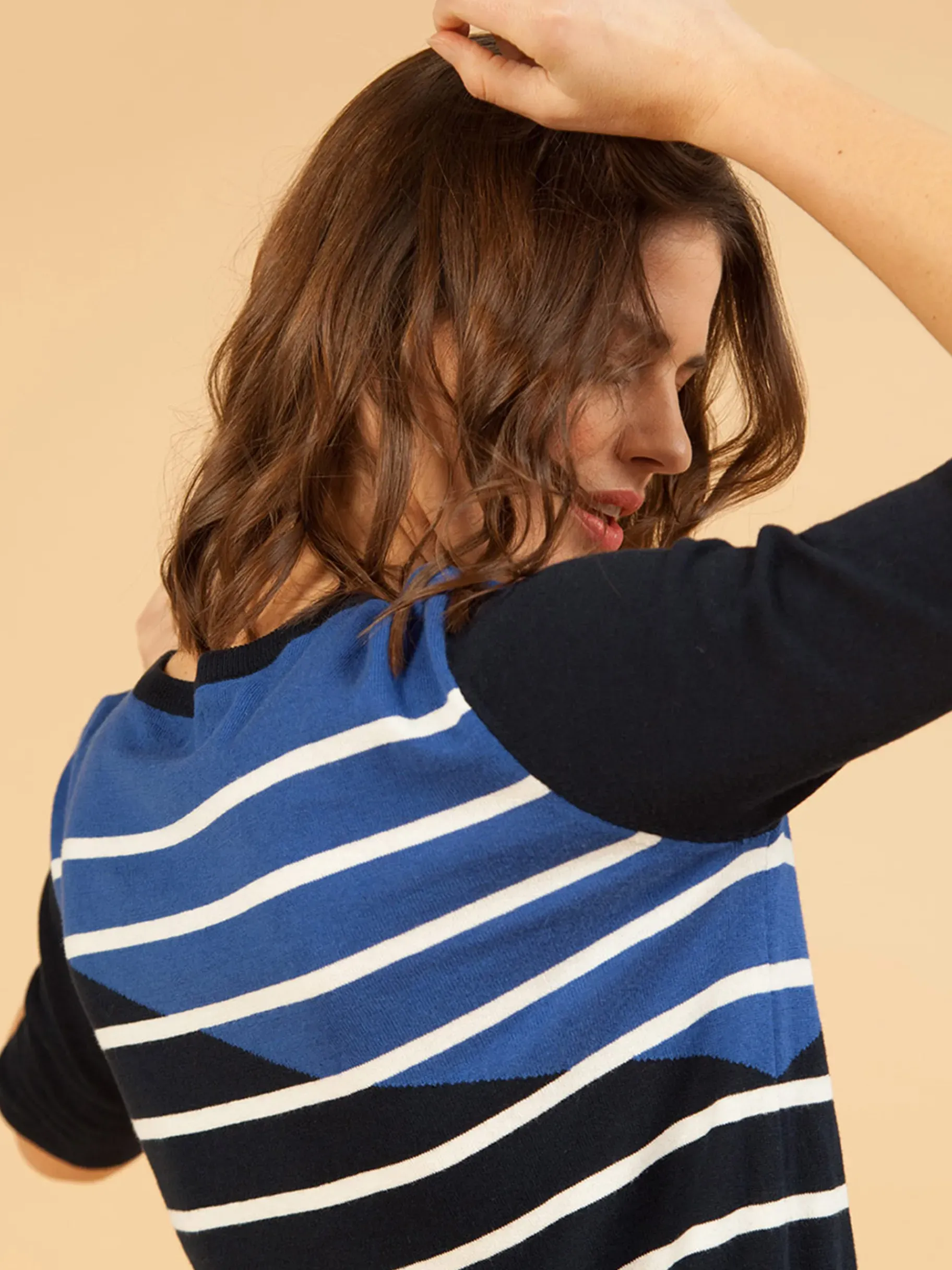 BENSIMON Pulls, Sweats & Gilets<Pull fabiola MARINE