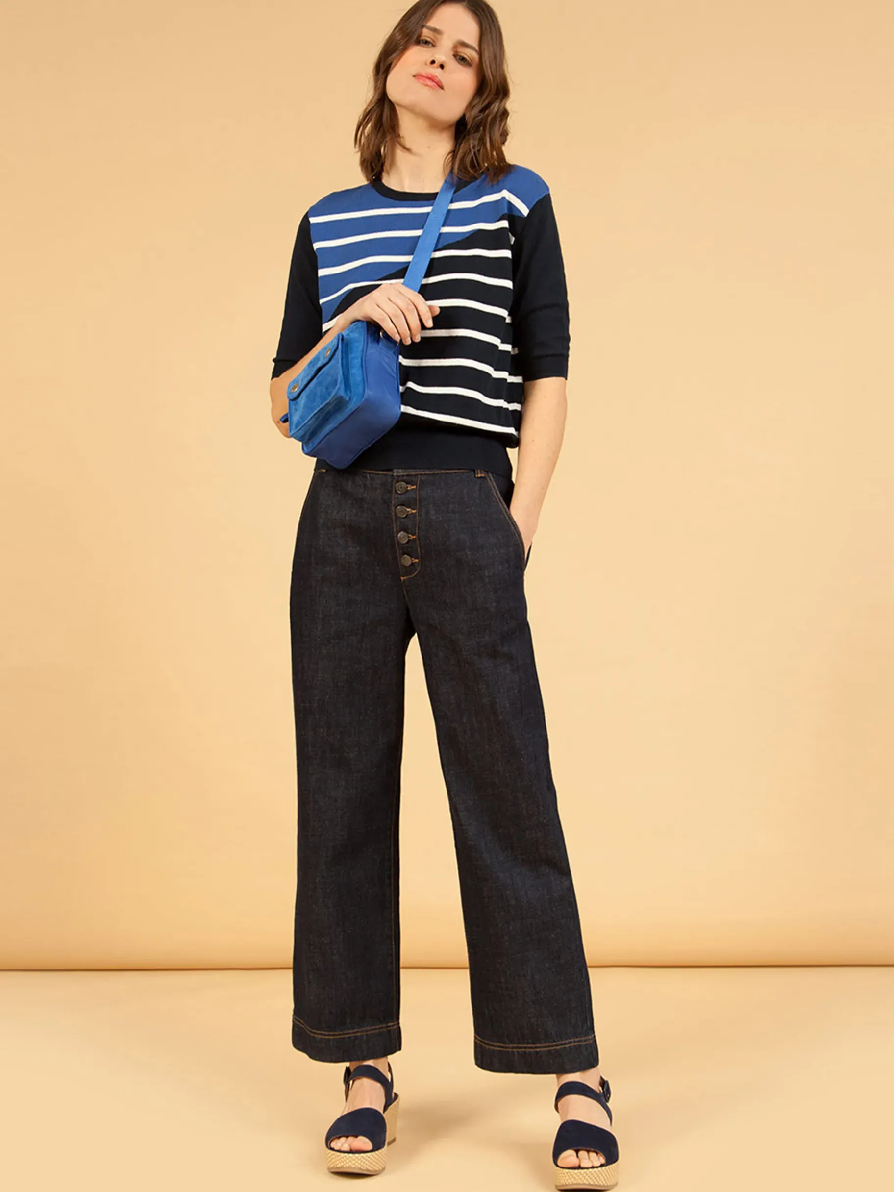 BENSIMON Pulls, Sweats & Gilets<Pull fabiola MARINE