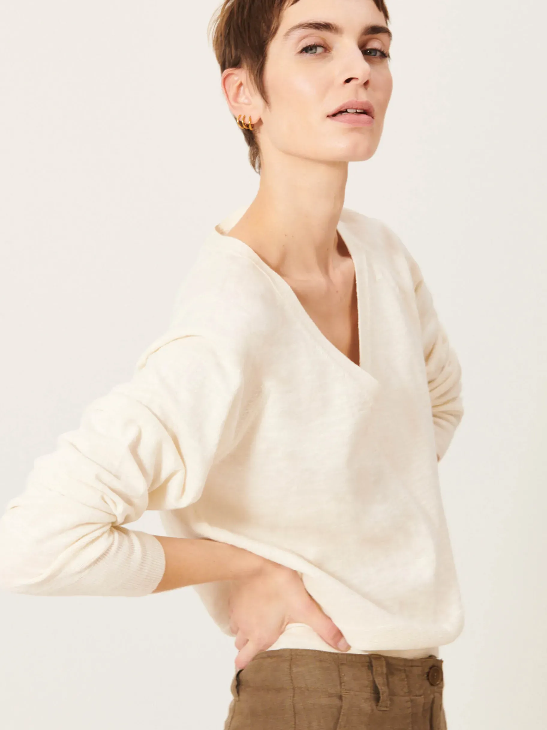 BENSIMON Pulls, Sweats & Gilets<Pull julia CREME