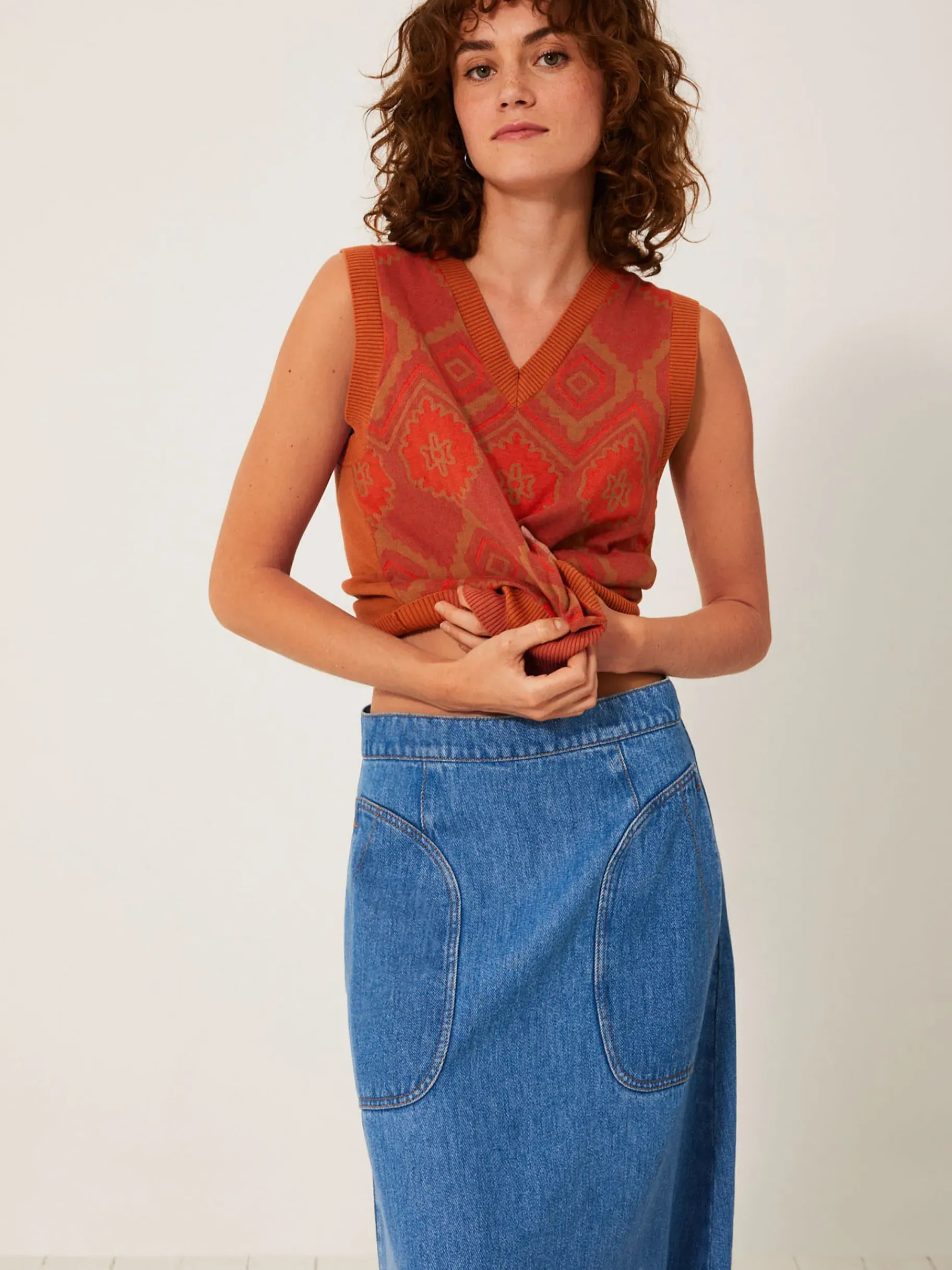 BENSIMON Pulls, Sweats & Gilets<Pull lise TERRACOTTA