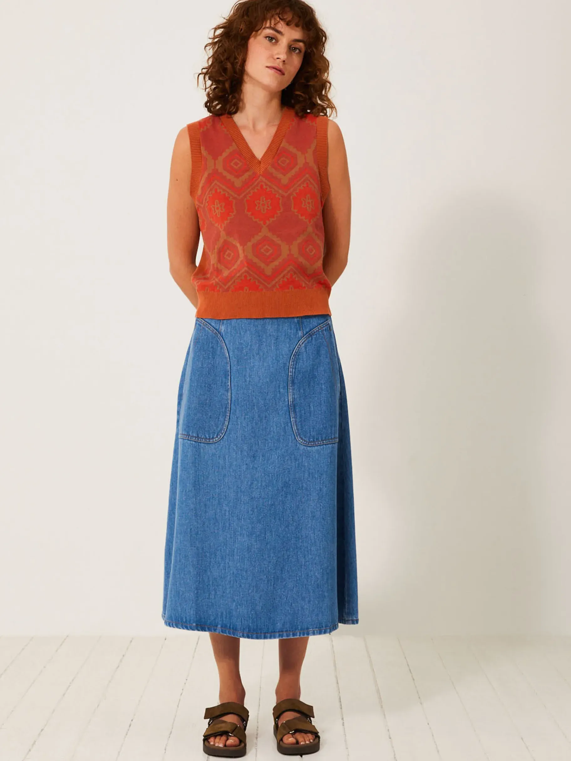 BENSIMON Pulls, Sweats & Gilets<Pull lise TERRACOTTA