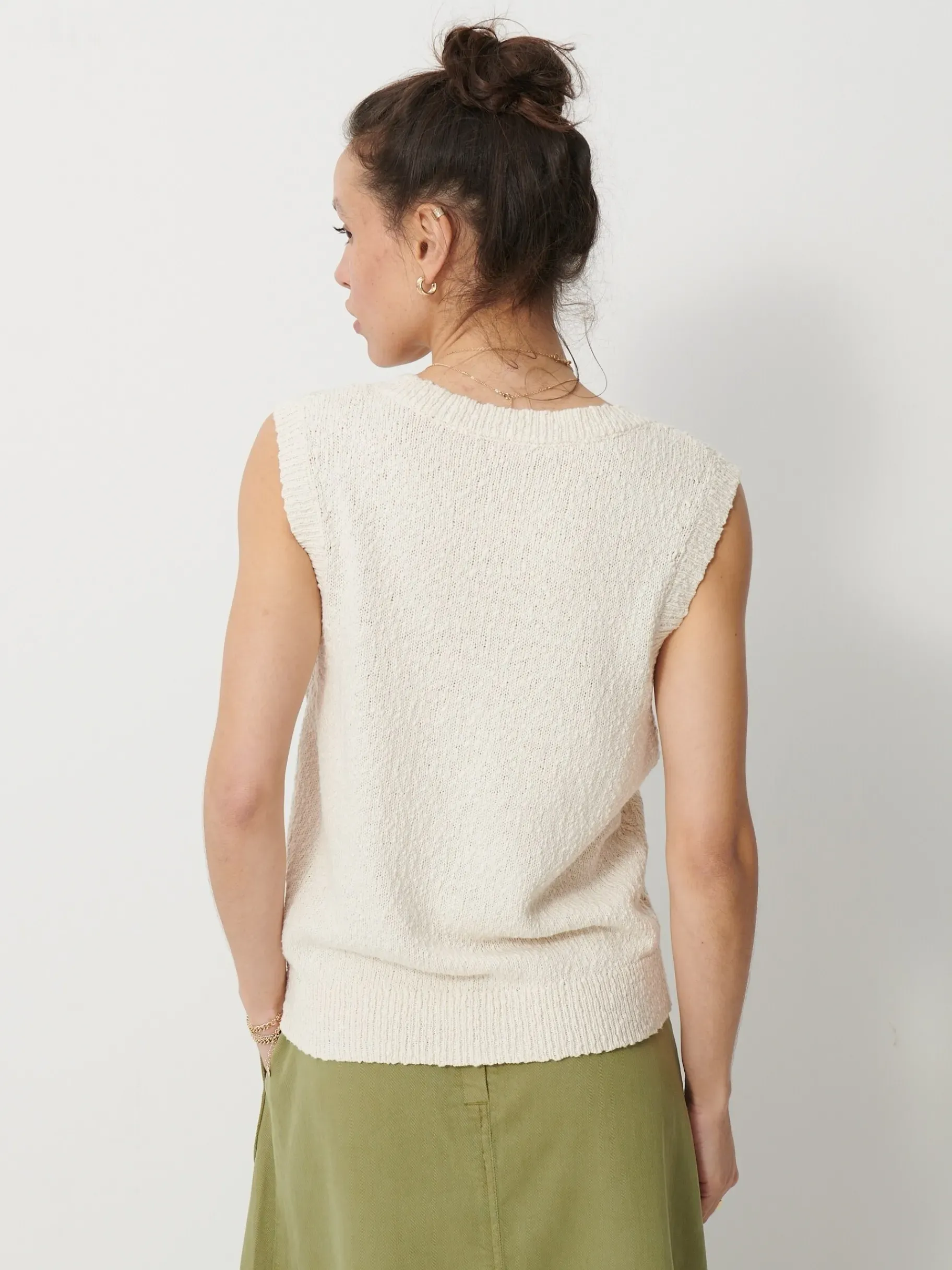 BENSIMON Pulls, Sweats & Gilets<Pull lise IVOIRE
