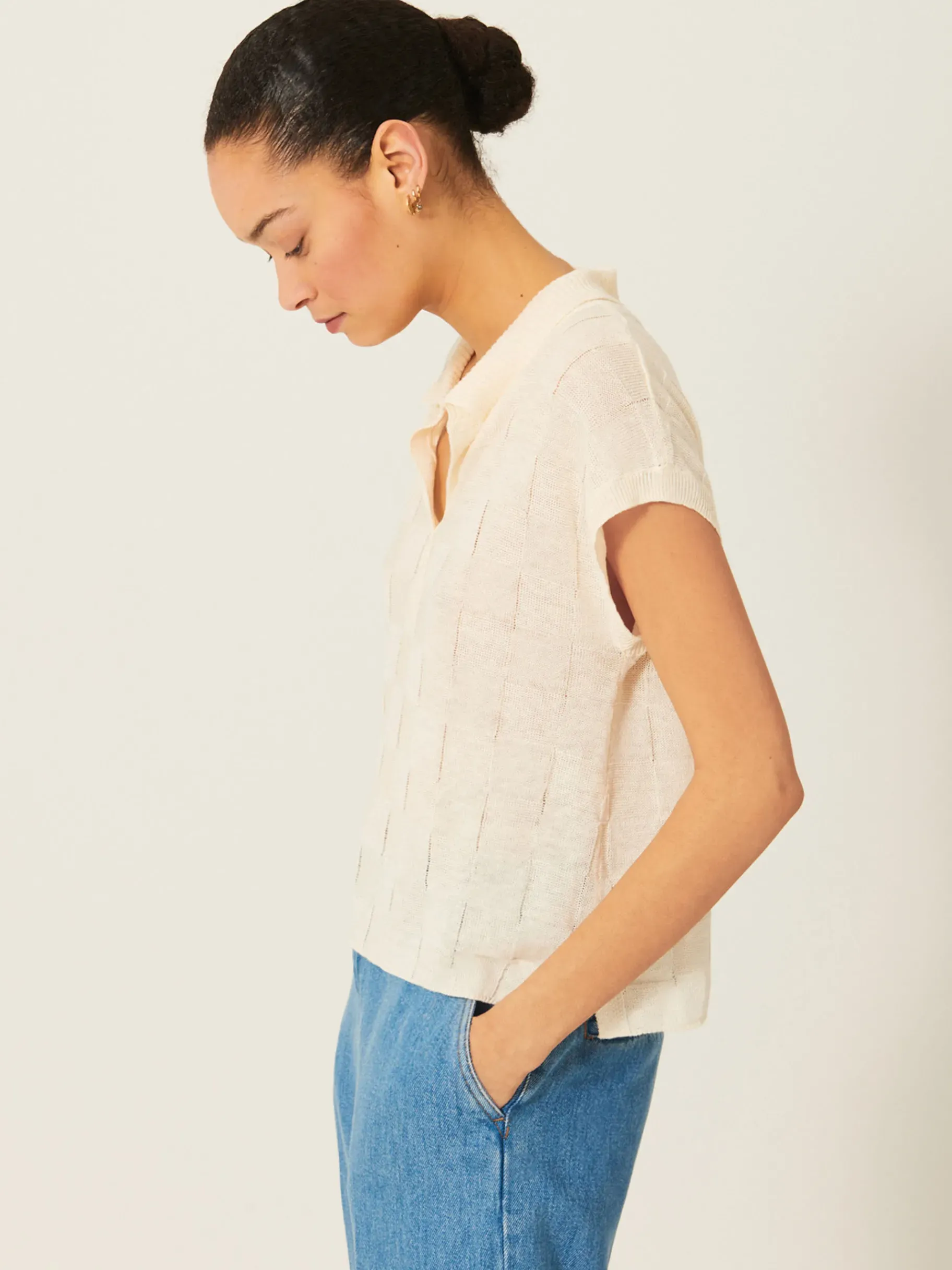 BENSIMON Pulls, Sweats & Gilets<Pull ludo ECRU