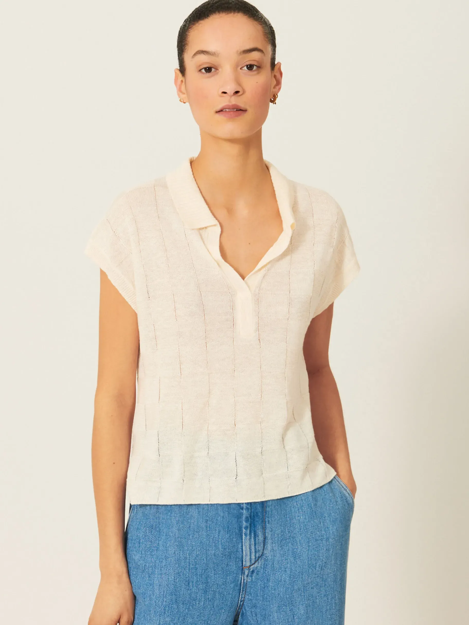 BENSIMON Pulls, Sweats & Gilets<Pull ludo ECRU
